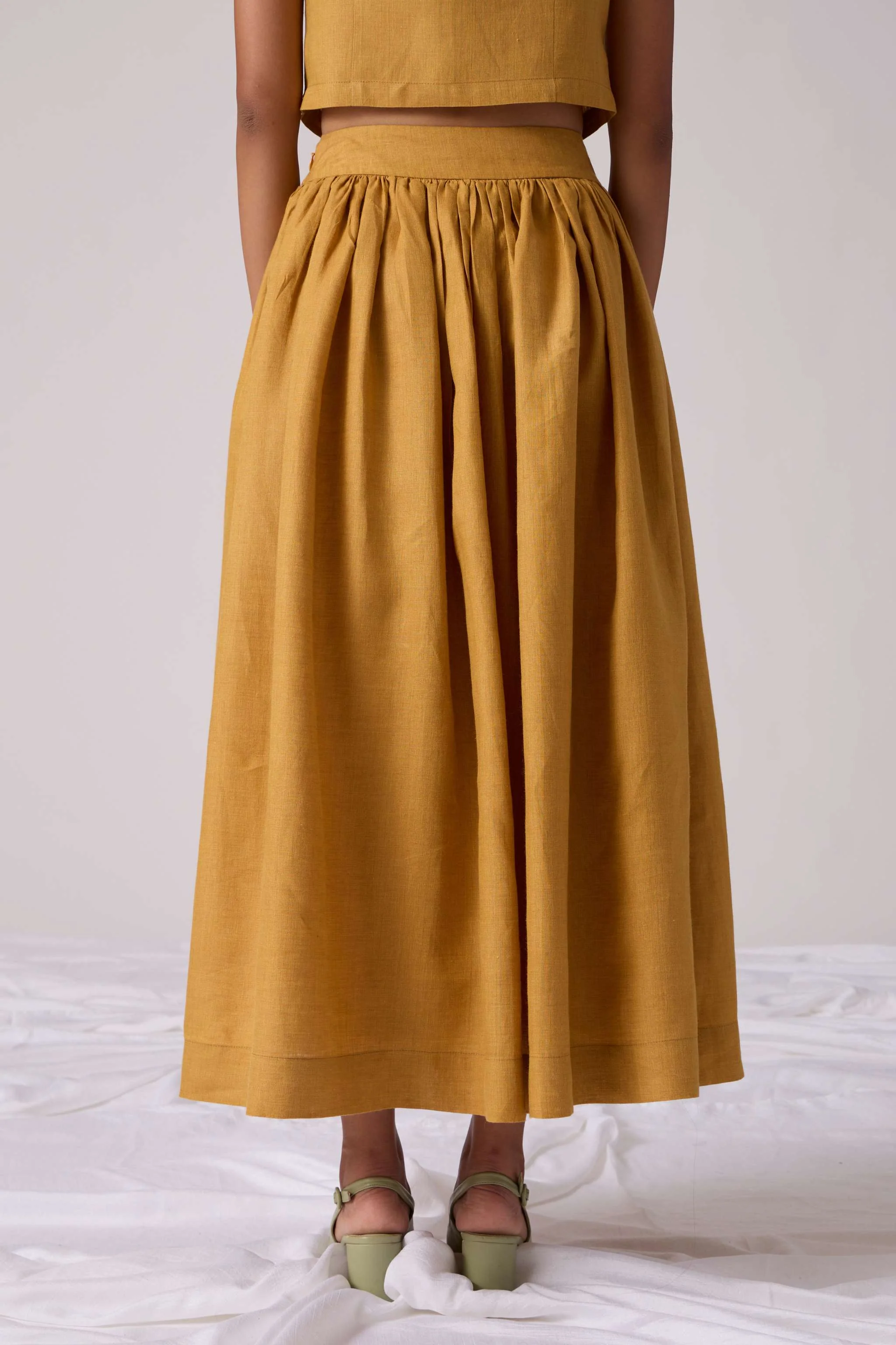 Adelaide Skirt Set - Mustard - Image 5