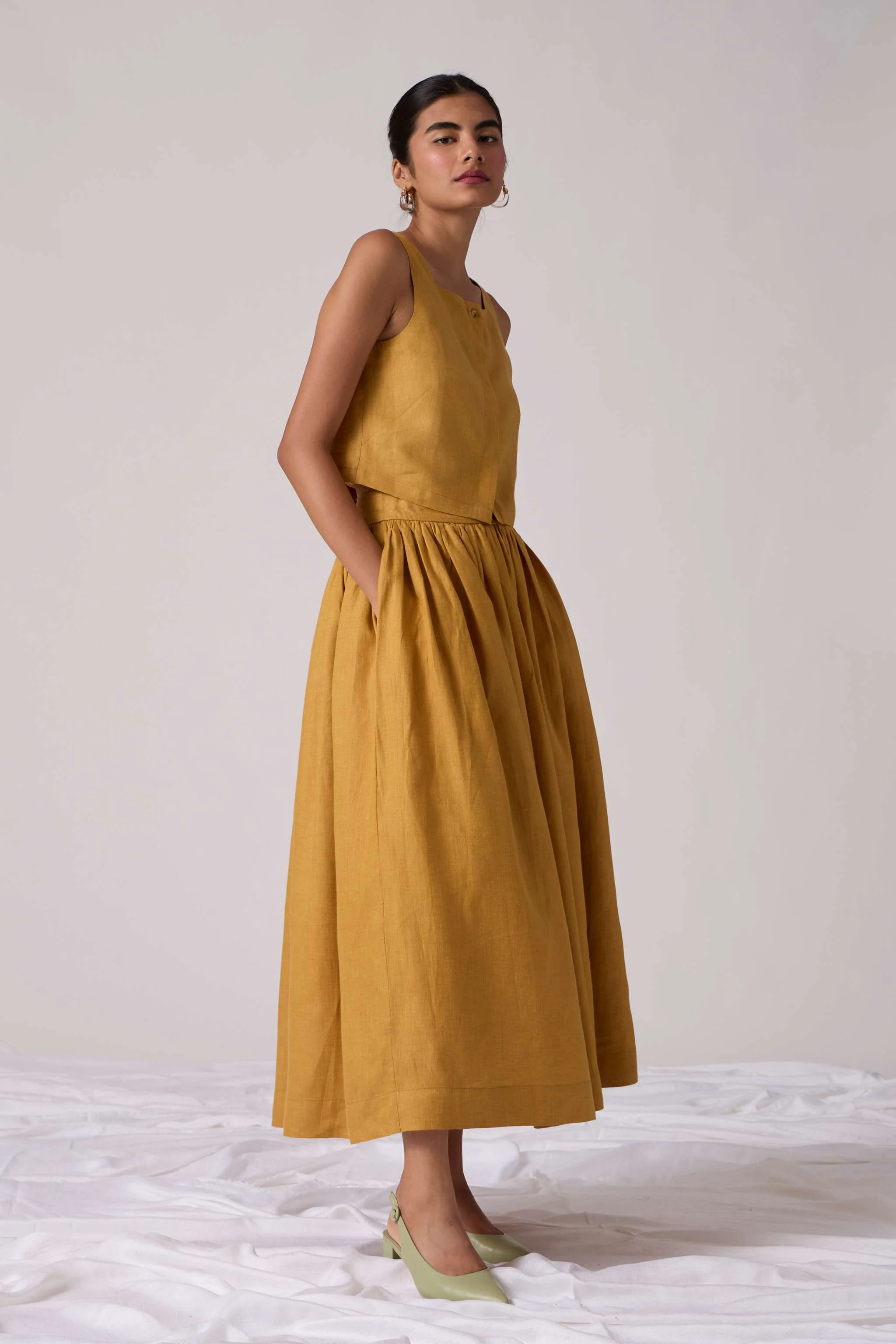 Adelaide Skirt Set - Mustard - Image 7