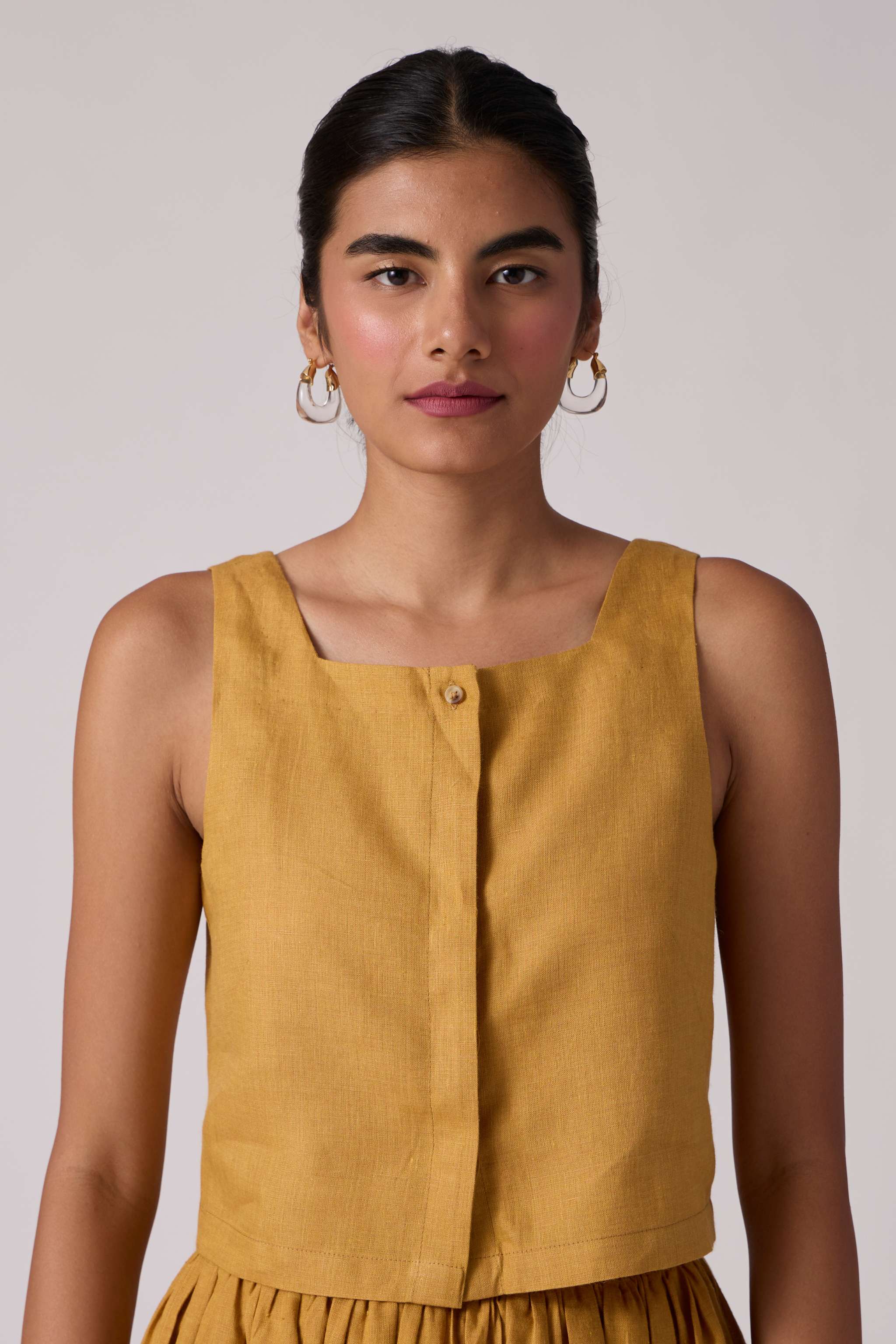 Adelaide Top - Mustard - Image 2