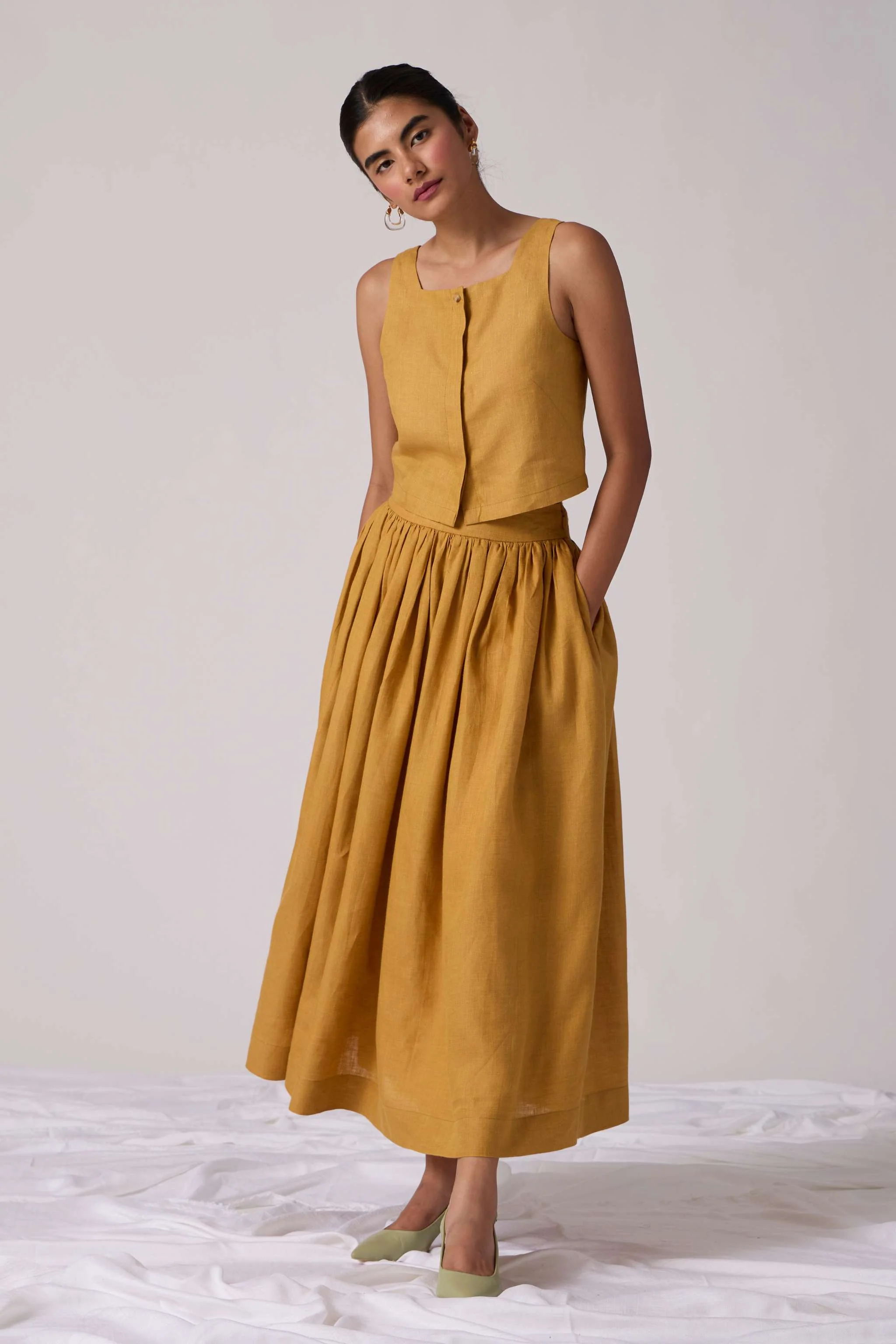 Adelaide Top - Mustard - Image 8