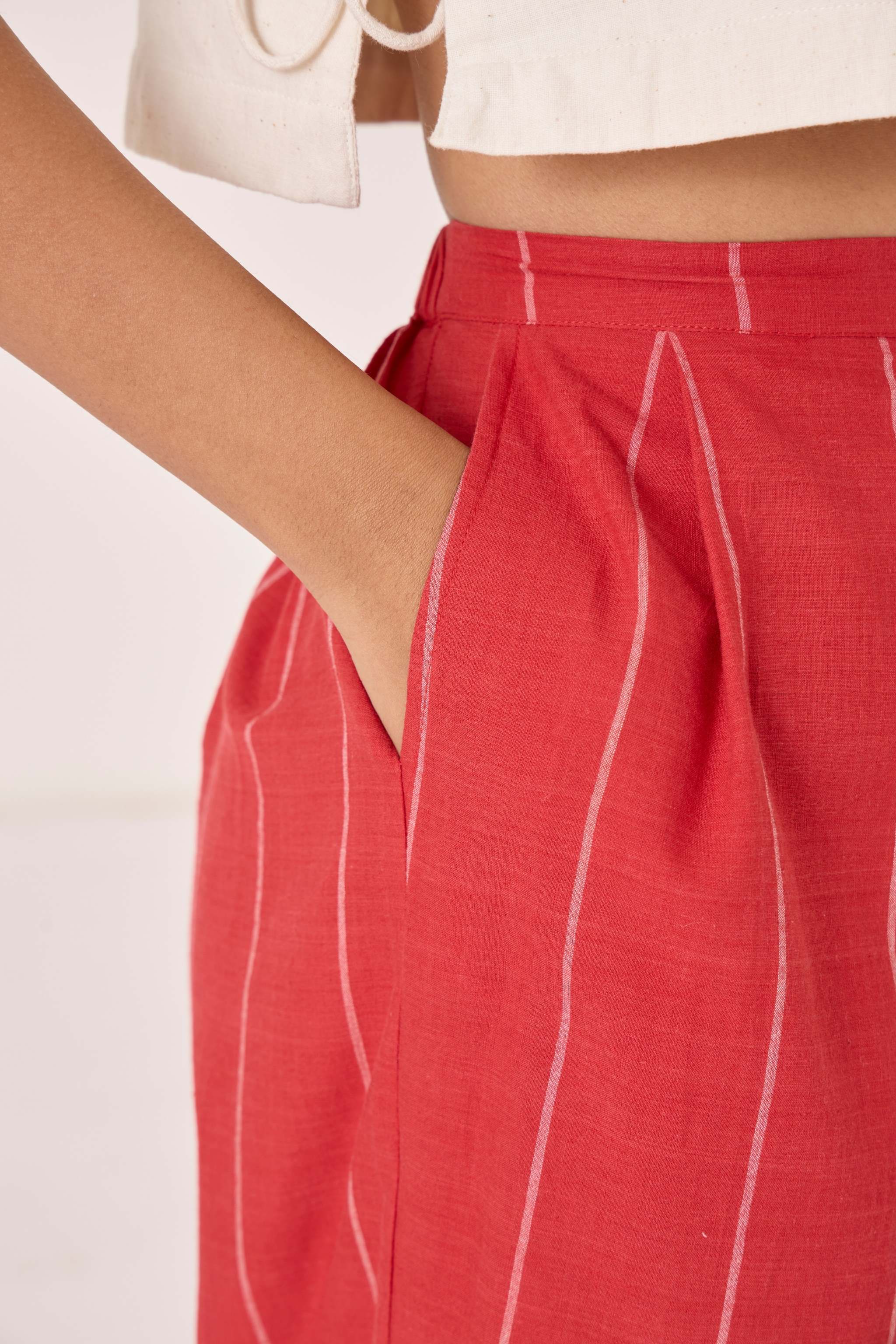 Braboune Handwoven Striped Pants - Image 4