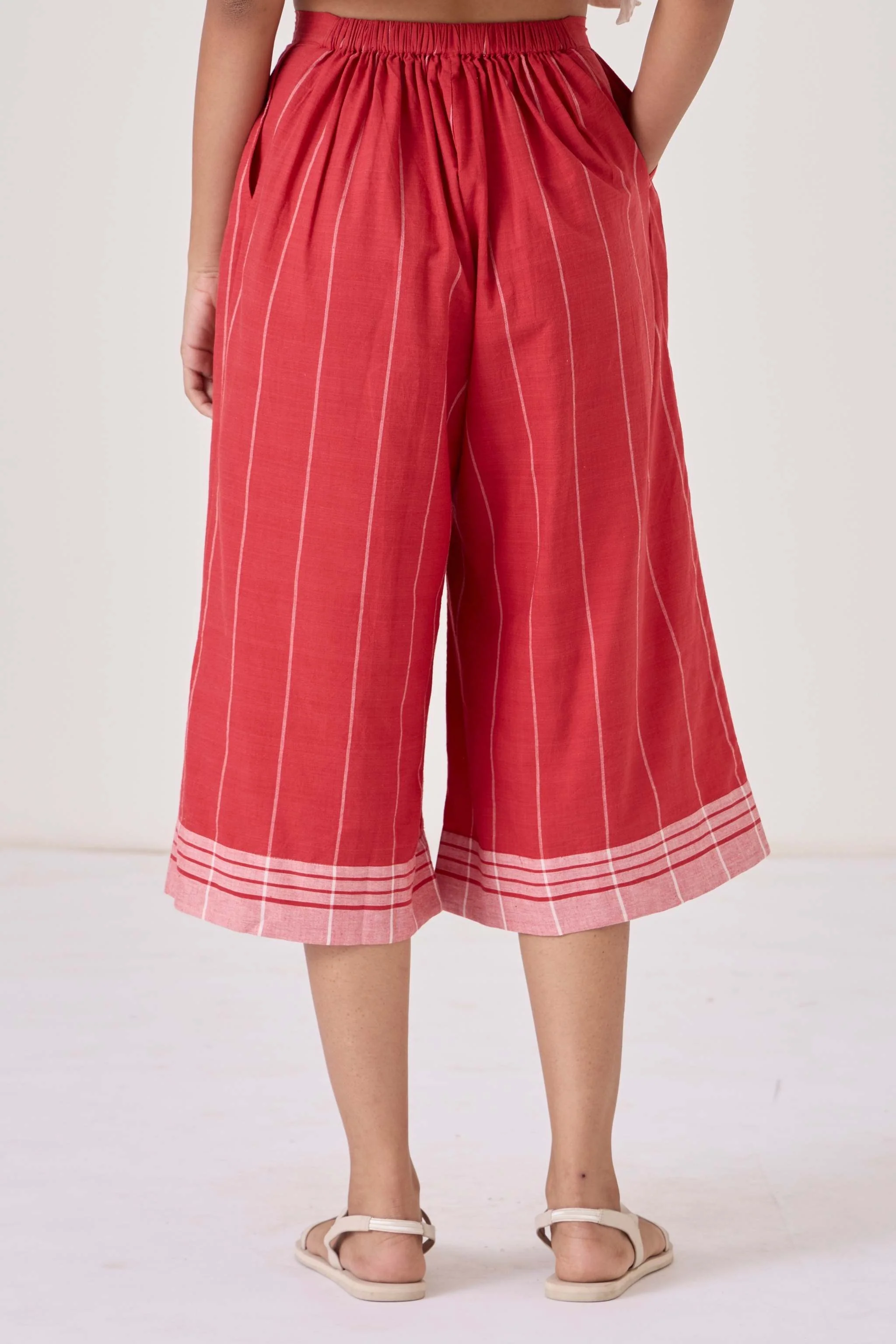 Braboune Handwoven Striped Pants - Image 6