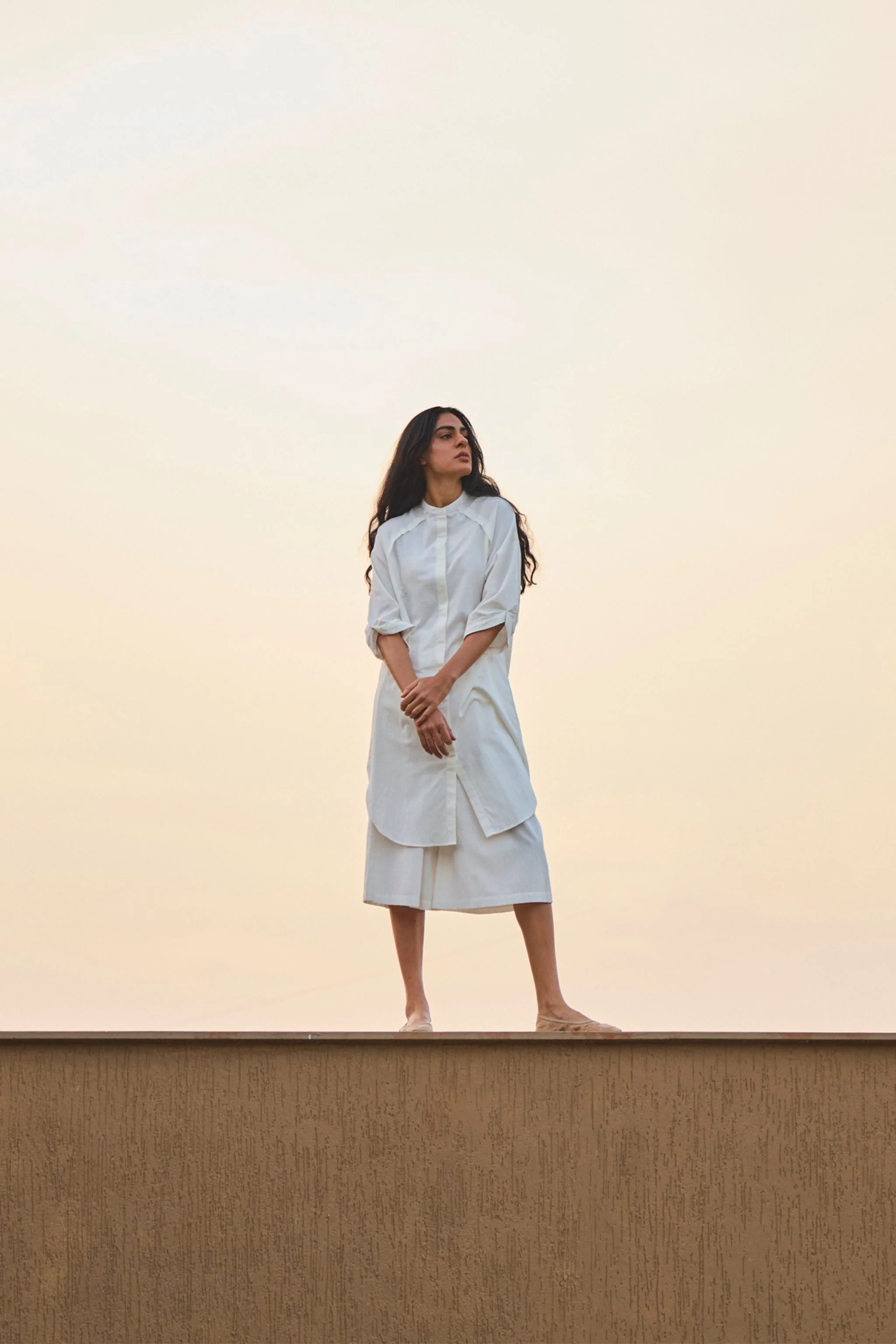 Braboune Handwoven White Co-Ord Set - Image 10