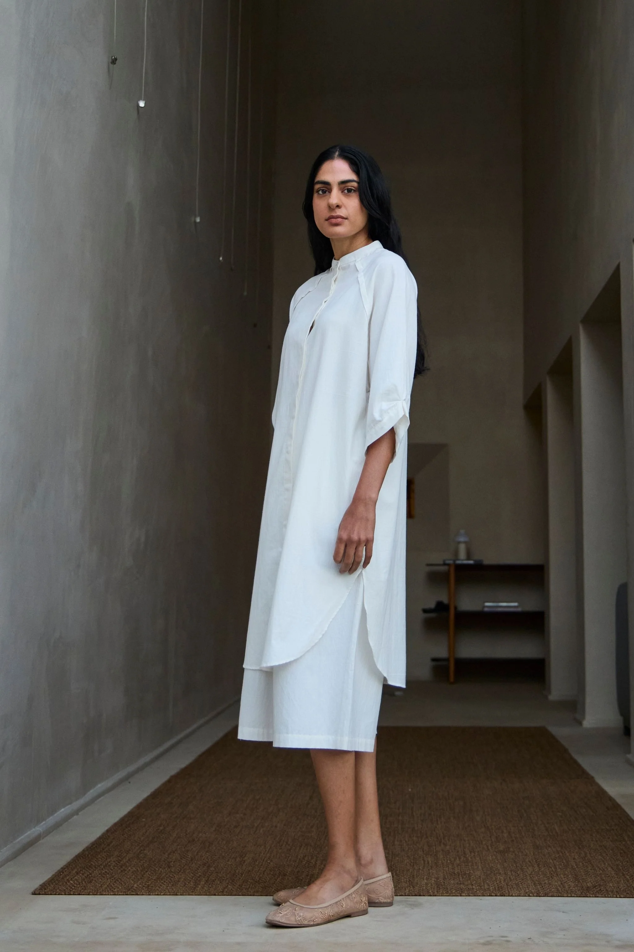 Braboune Handwoven White Co-Ord Set - Image 5