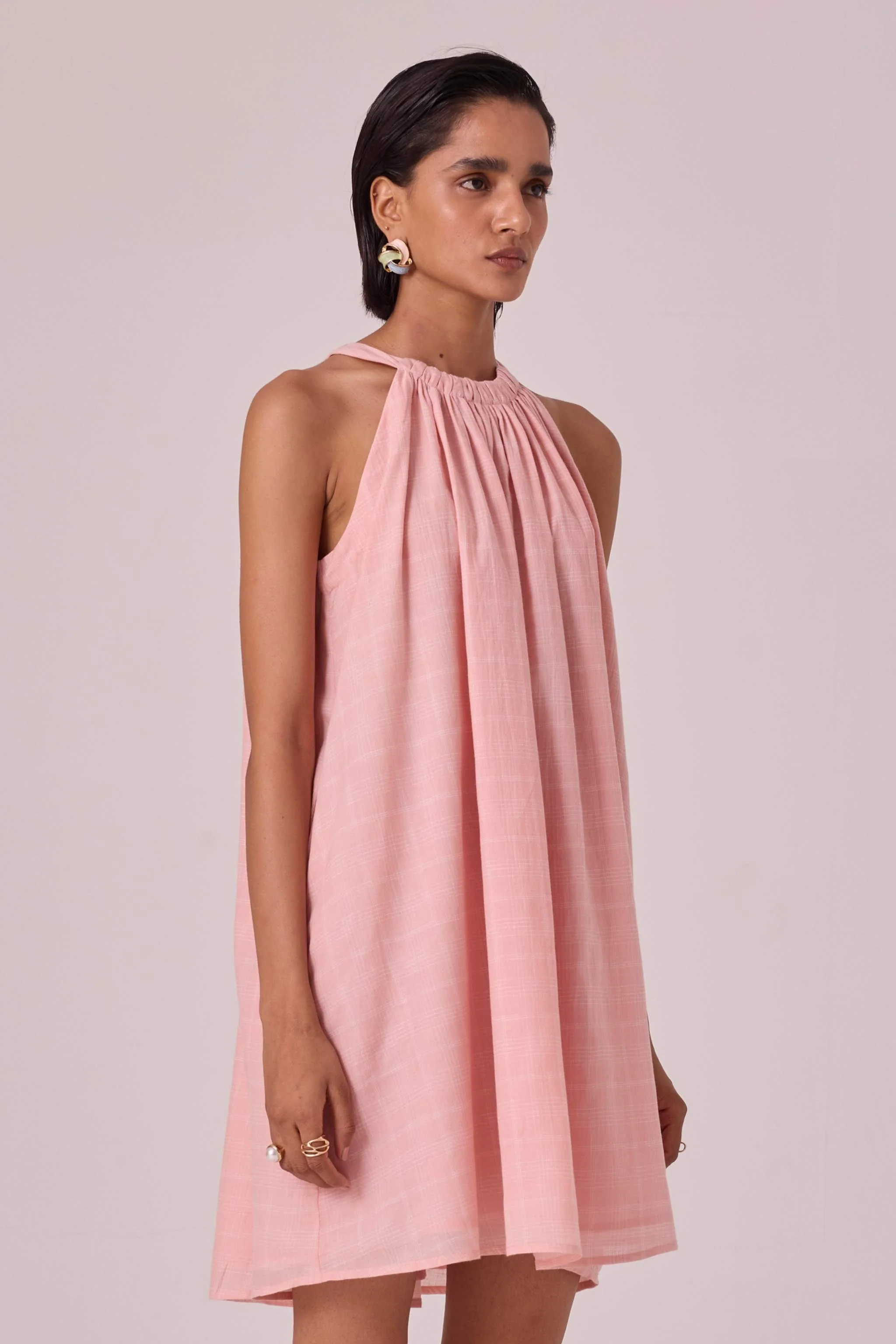 Chica Pink Handwoven Dress - Image 2