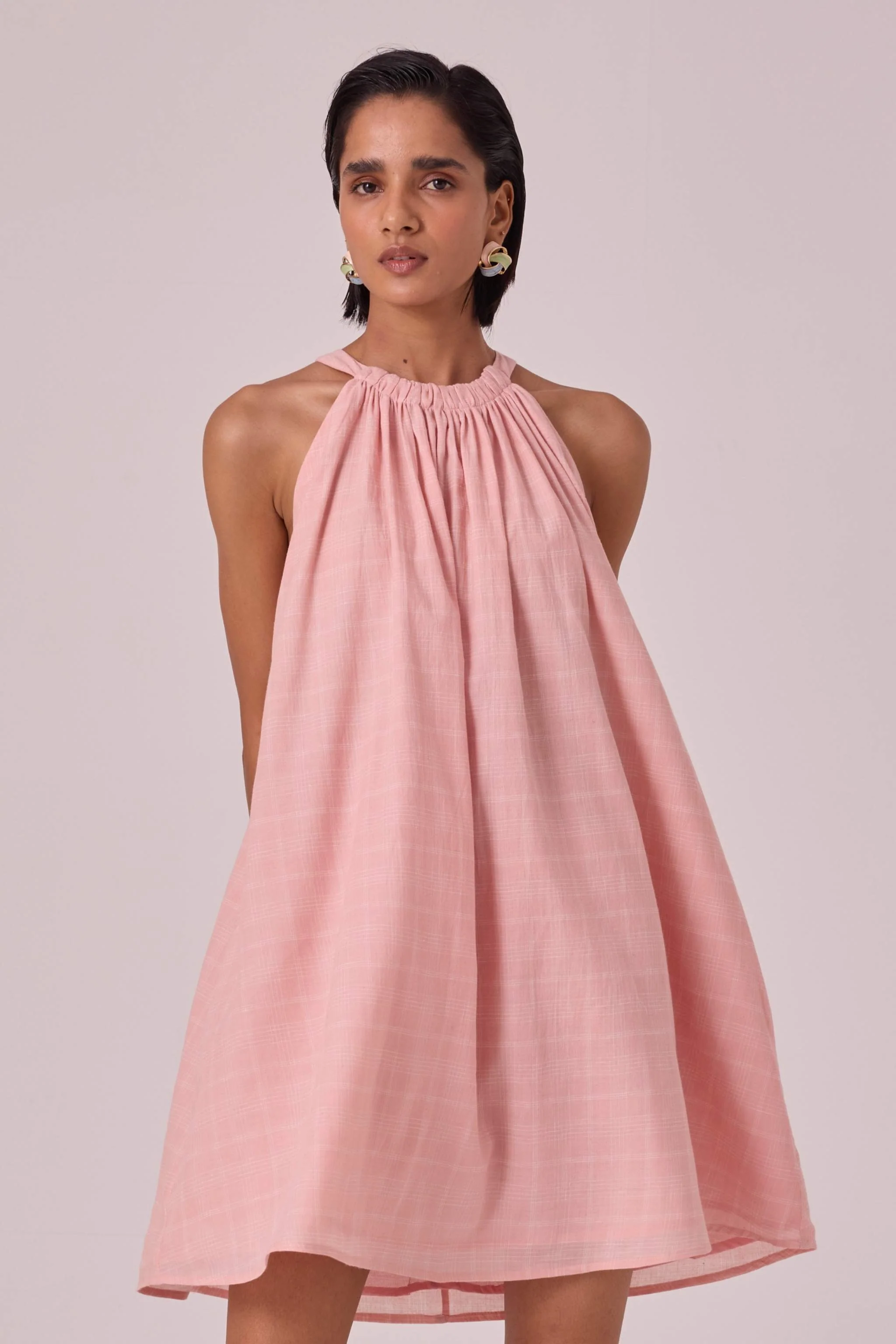 Chica Pink Handwoven Dress - Image 5