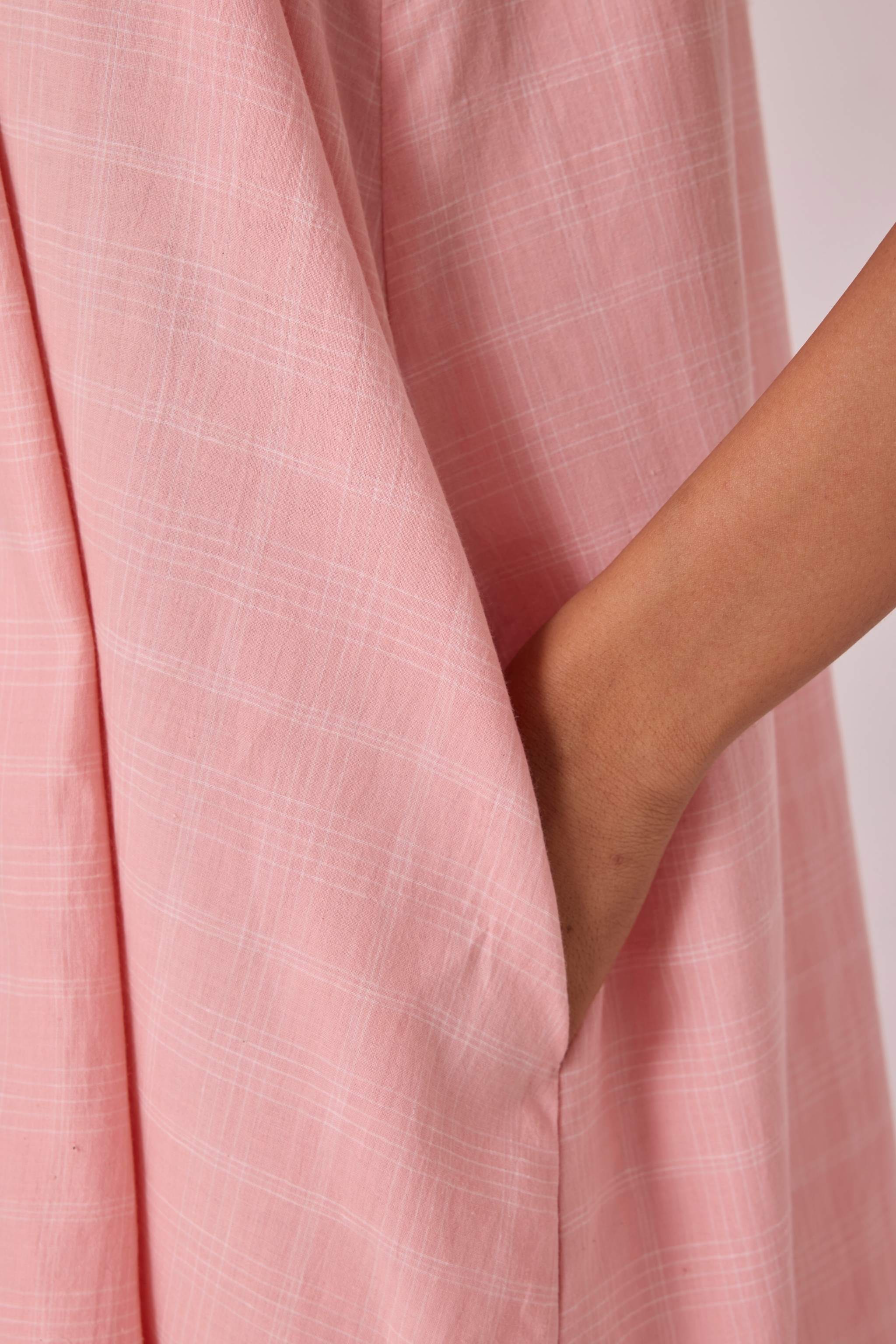Chica Pink Handwoven Dress - Image 7