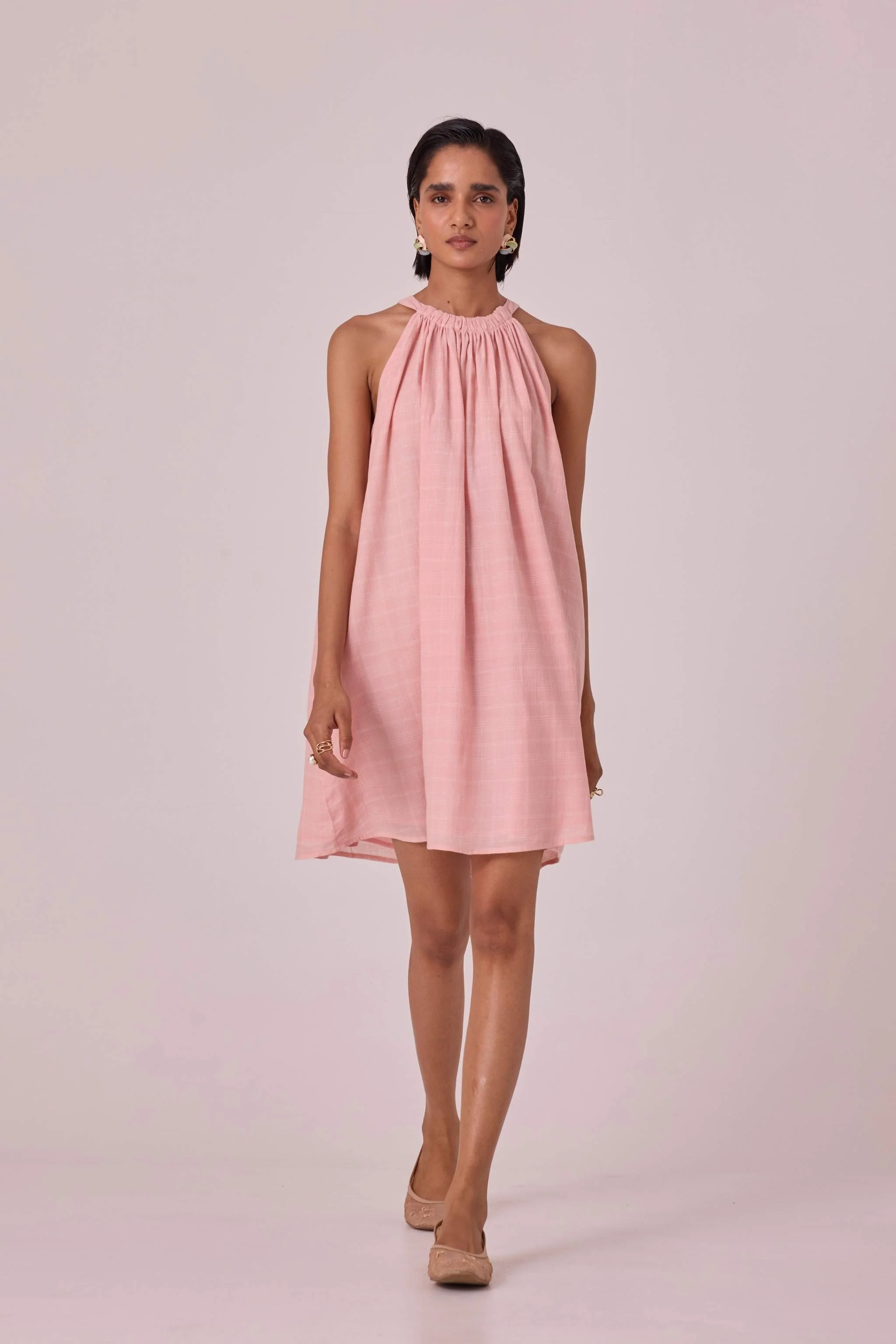 Chica Pink Handwoven Dress - Image 8