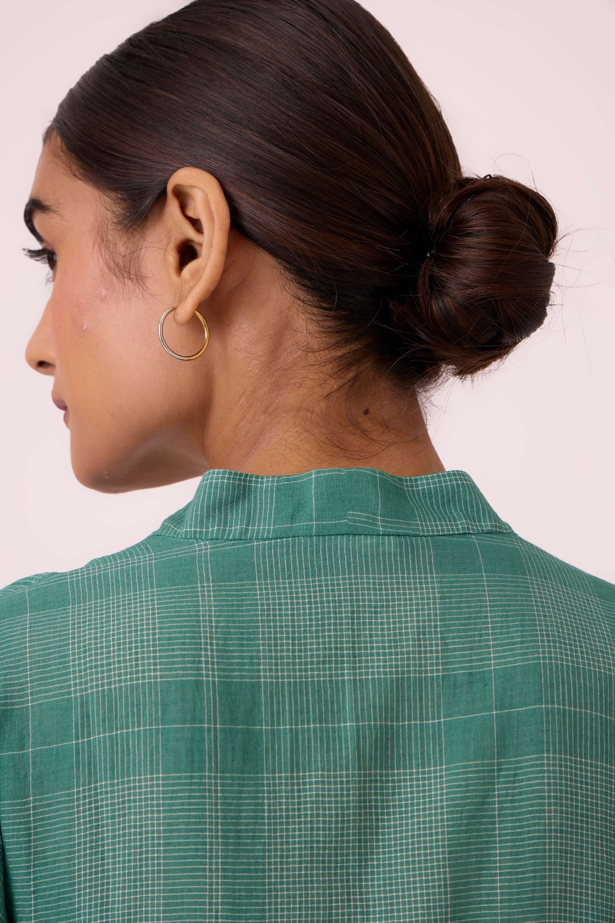Clover Green Handwoven Dress - Image 11