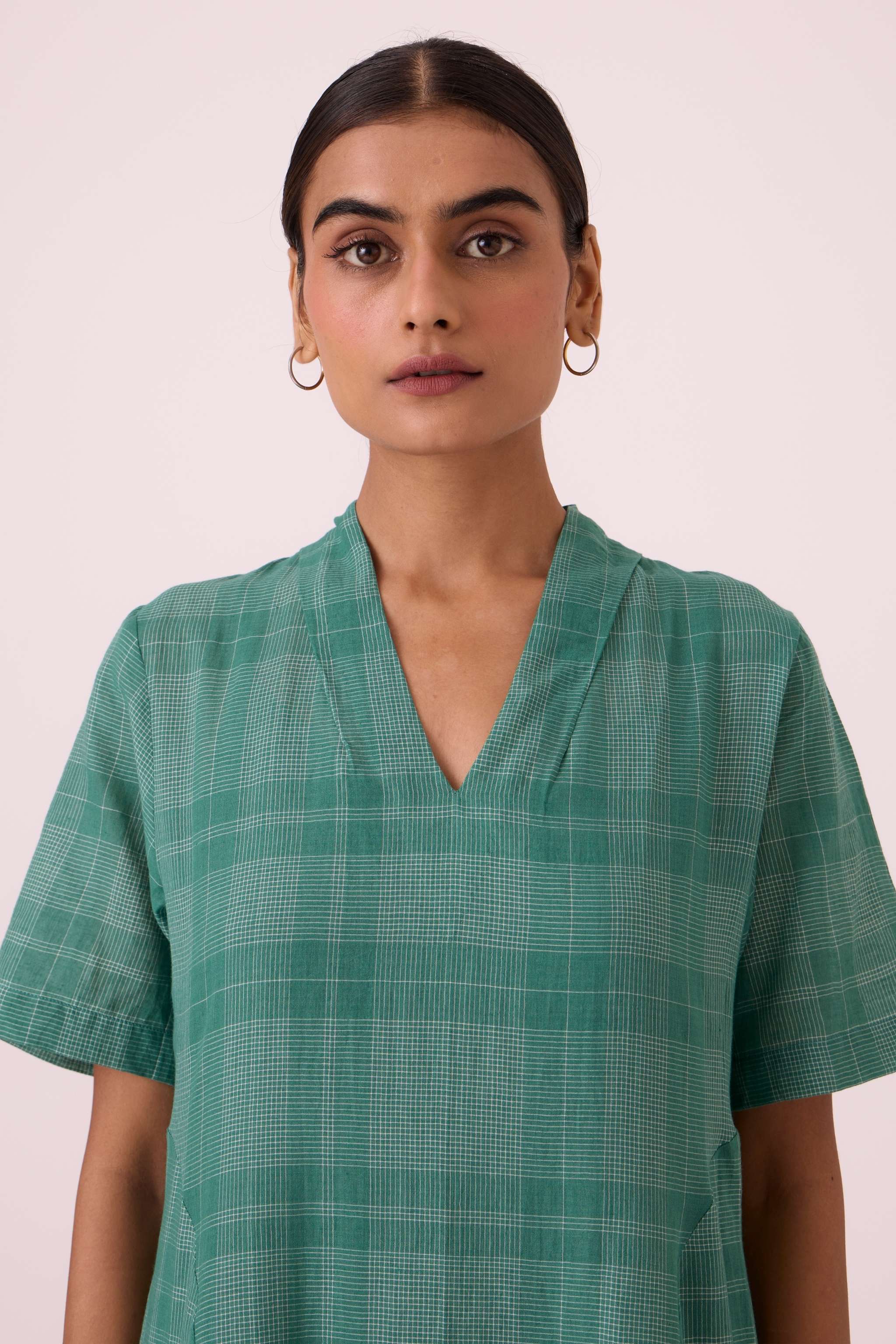 Clover Green Handwoven Dress - Image 3