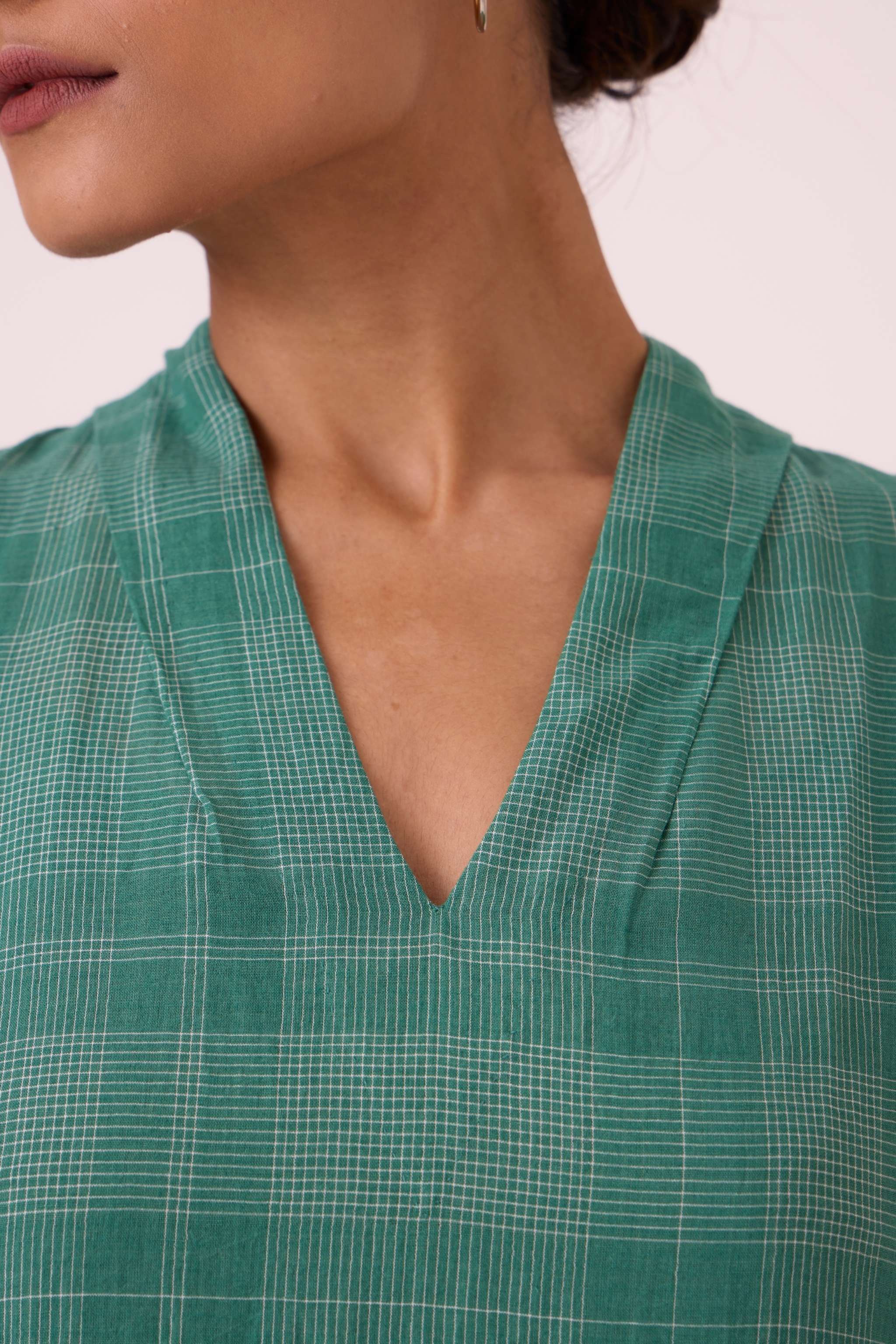 Clover Green Handwoven Dress - Image 4