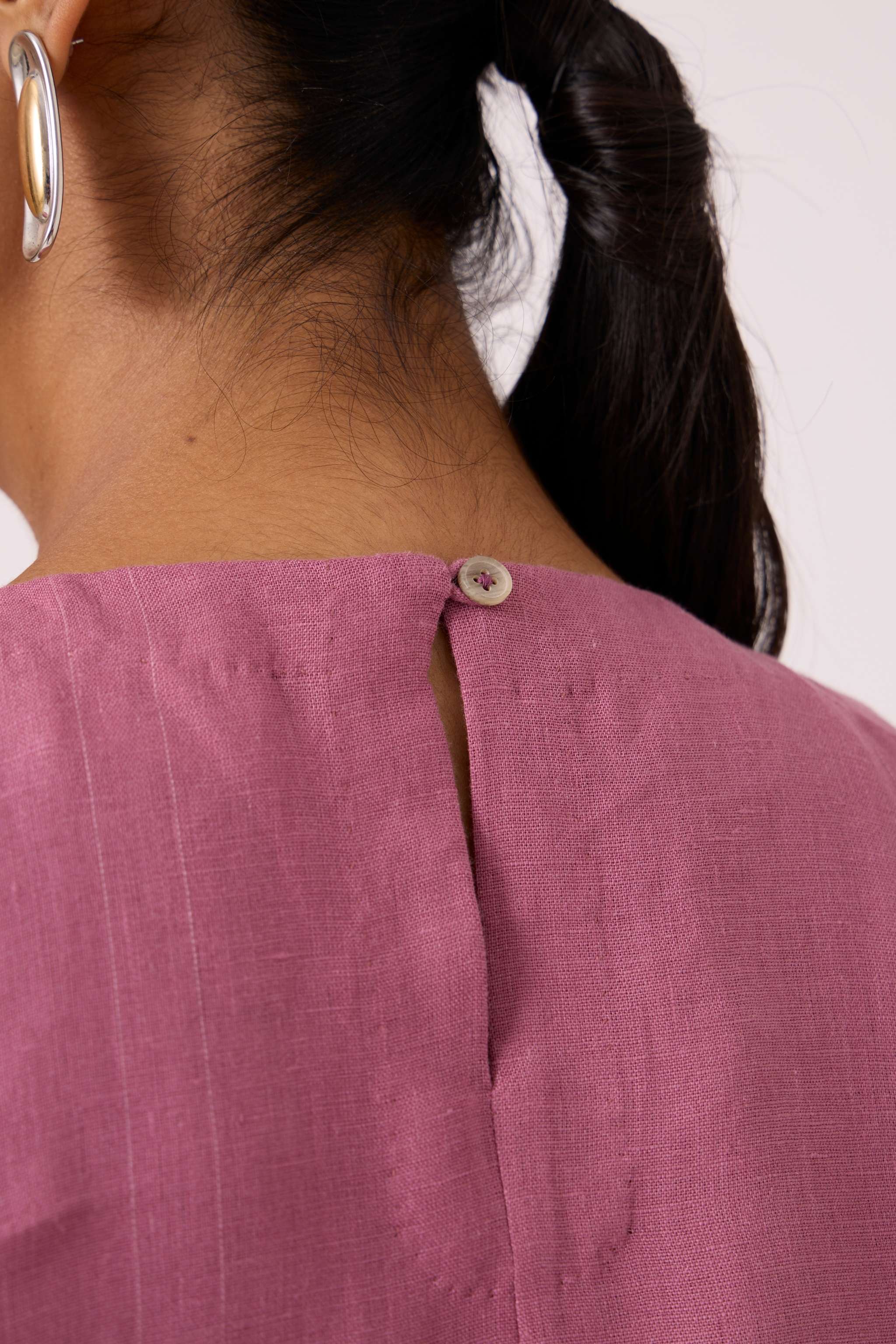 Eyre Lilac Linen Top - Image 6