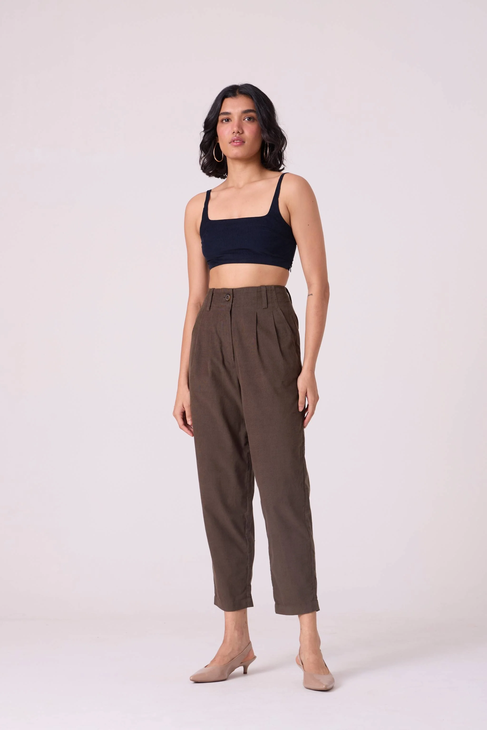 Helk Olive Needlecord Pants