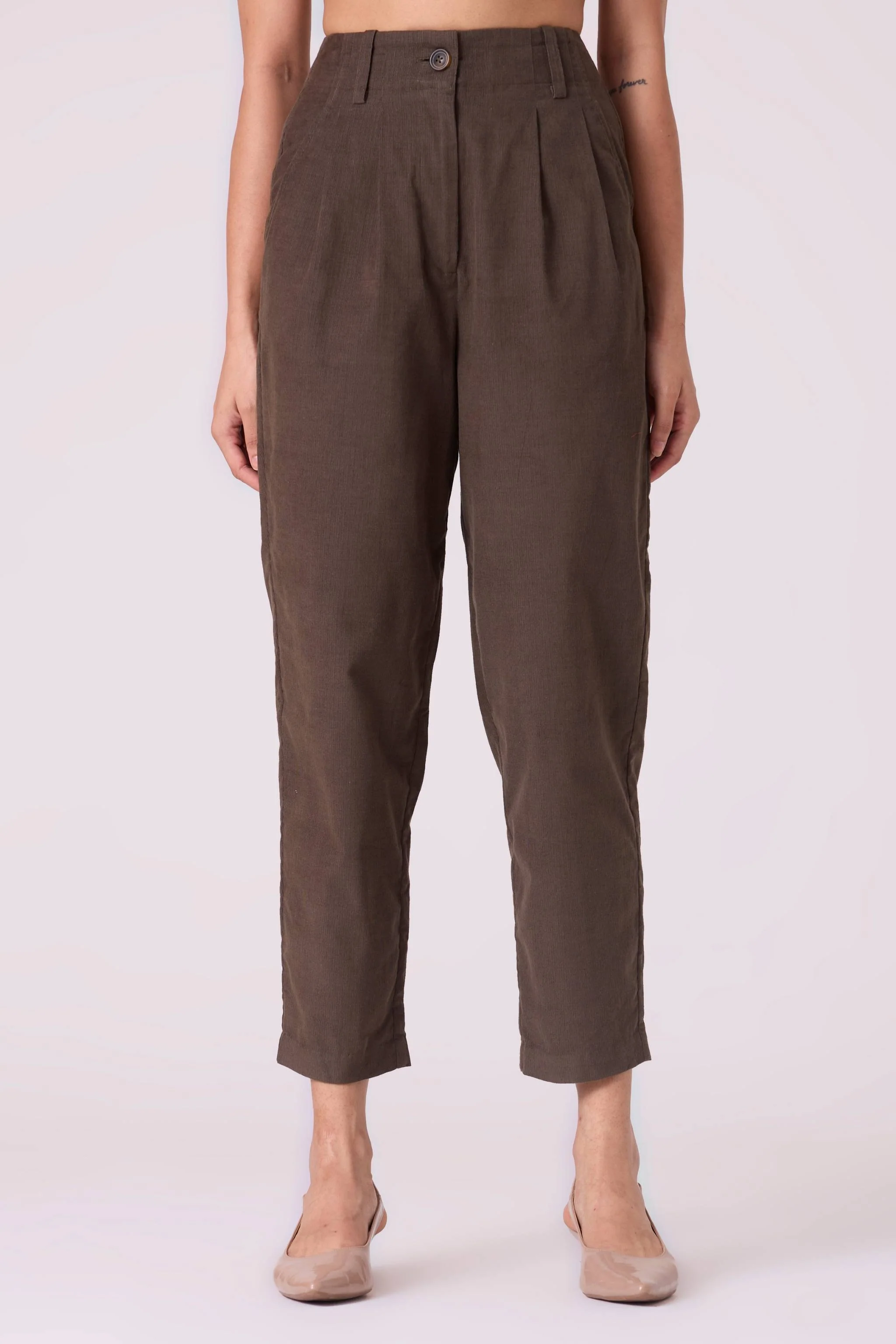 Helk Olive Needlecord Pants - Image 3