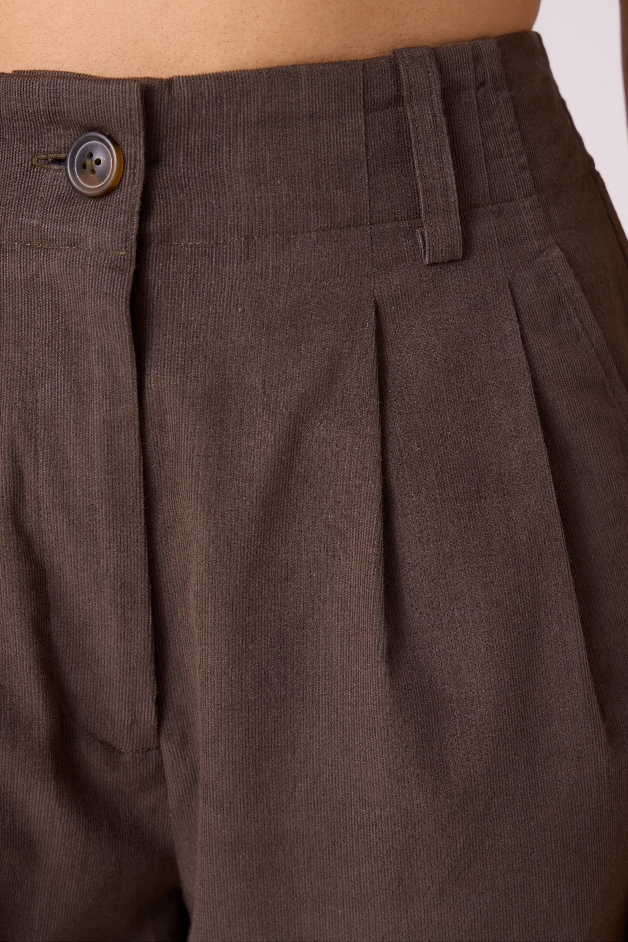 Helk Olive Needlecord Pants - Image 4