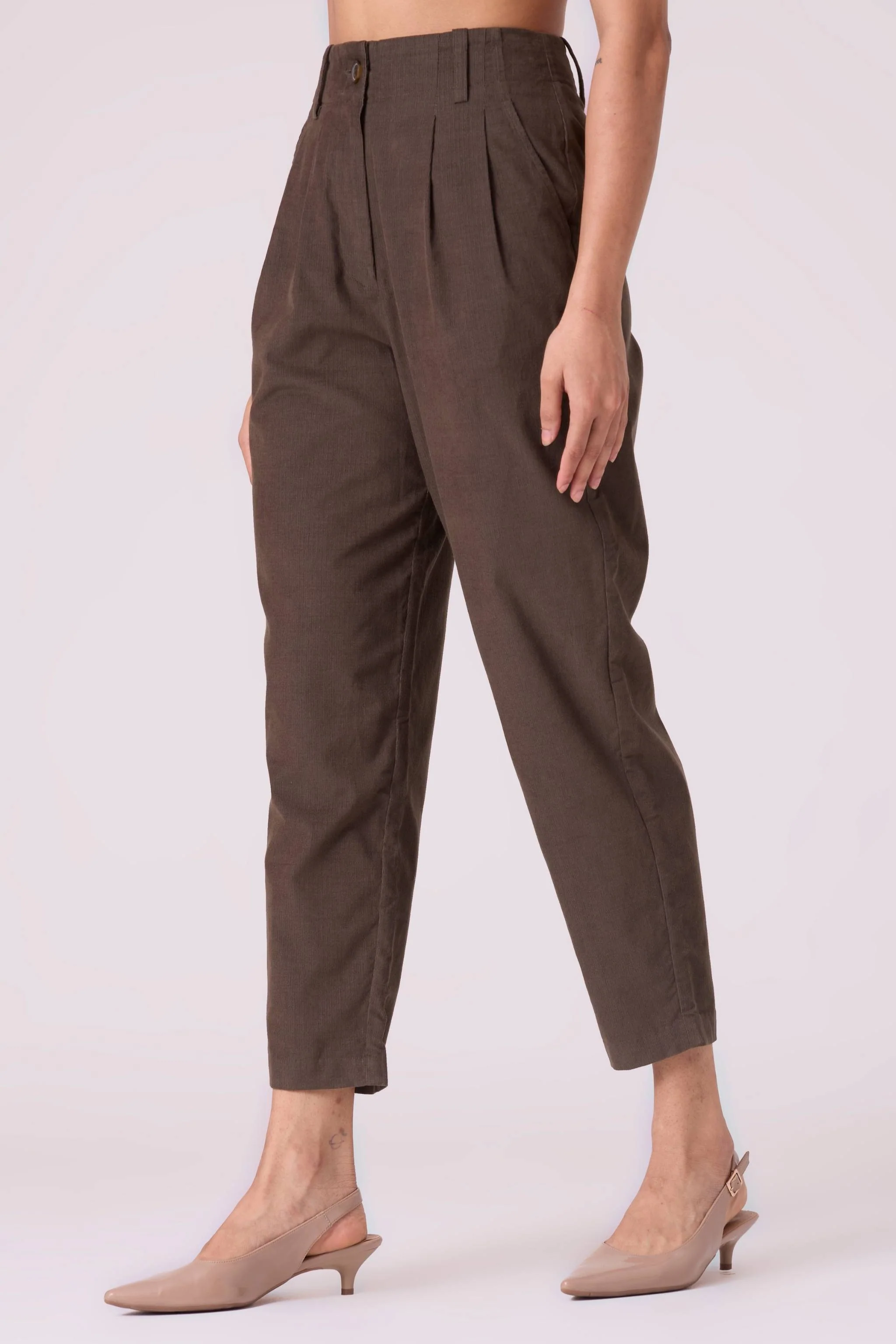 Helk Olive Needlecord Pants - Image 6