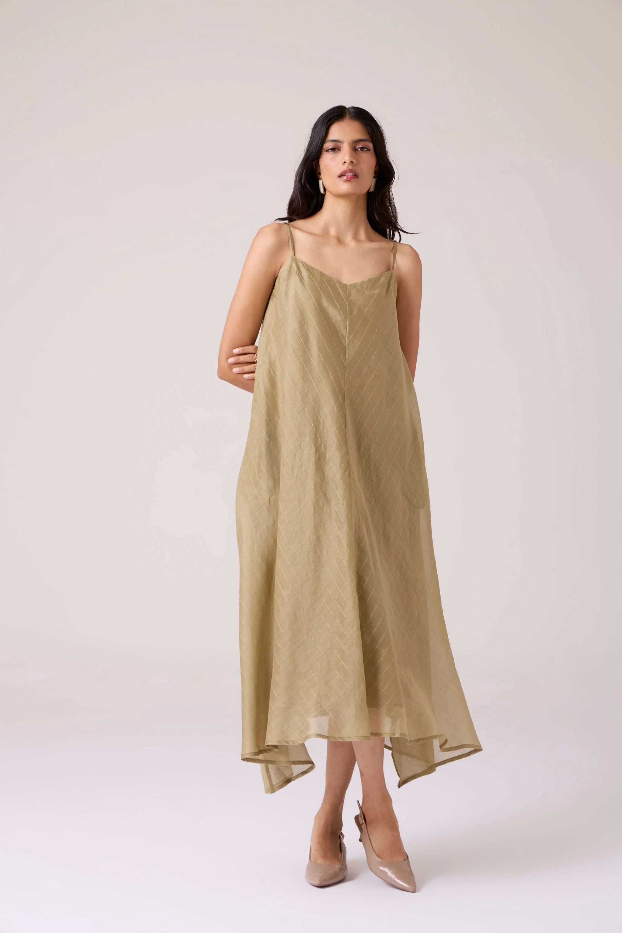 Jane Olive Handwoven Dress - Image 5