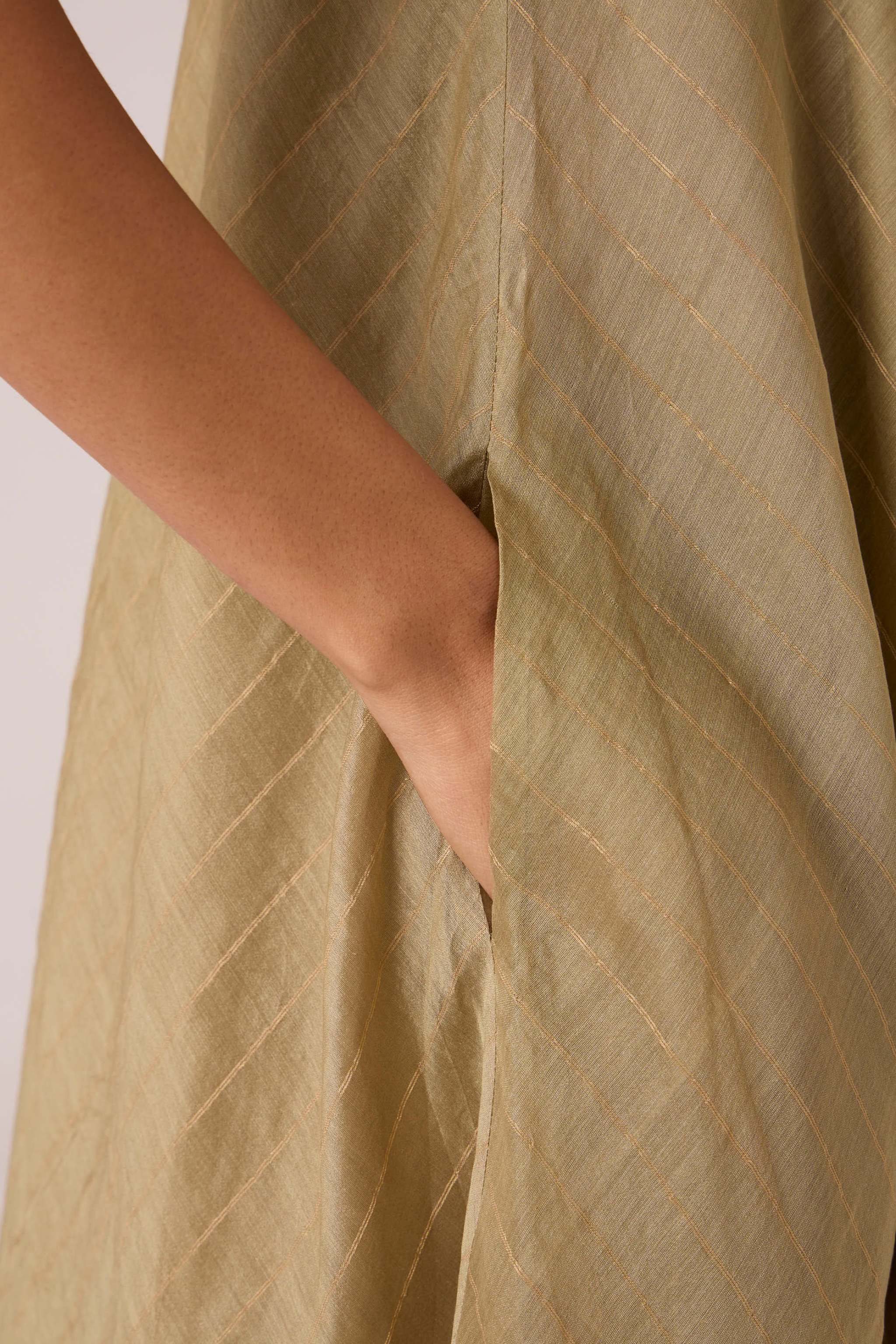 Jane Olive Handwoven Dress - Image 6