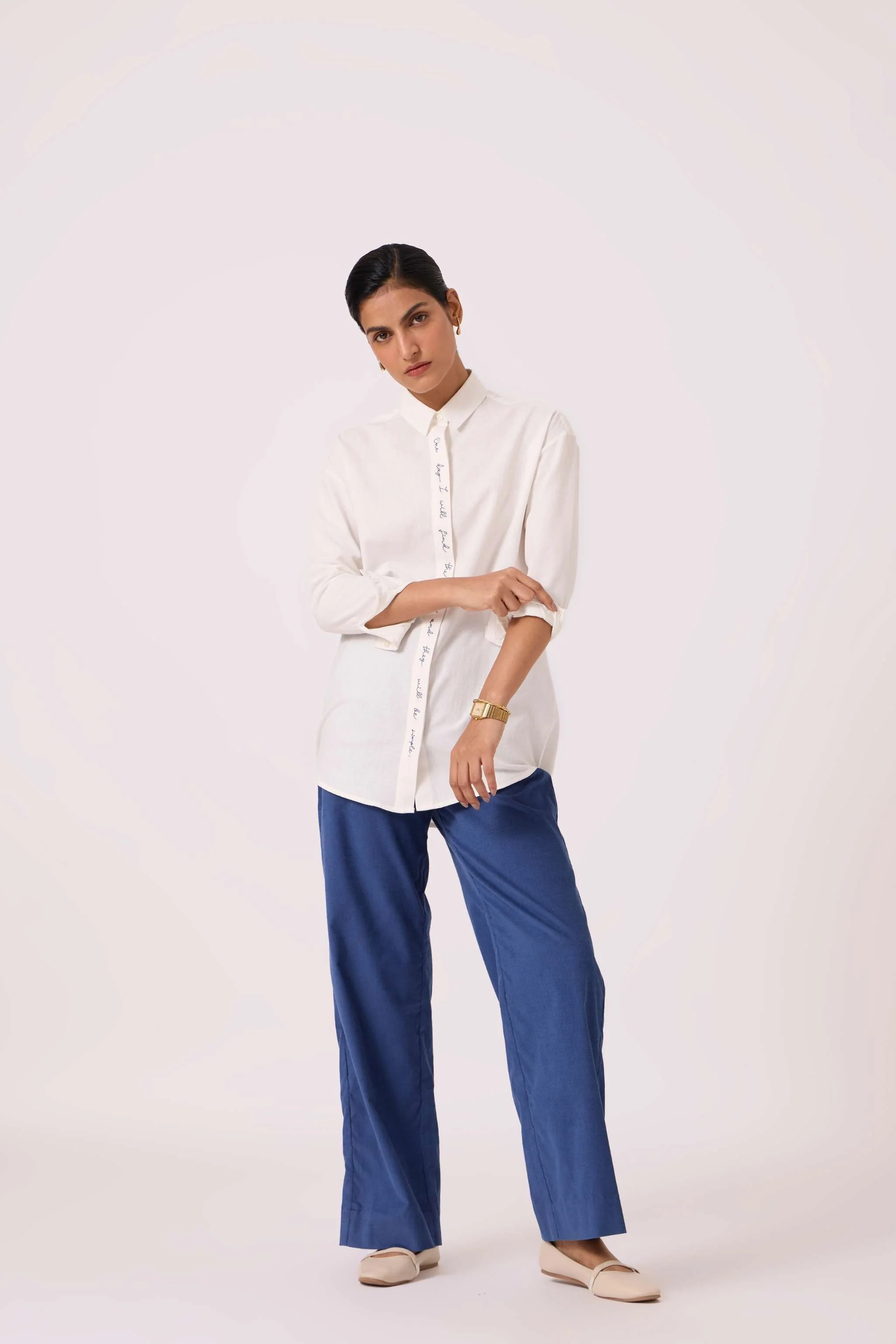 Kerouac Handwoven Embroidered Shirt - Image 8