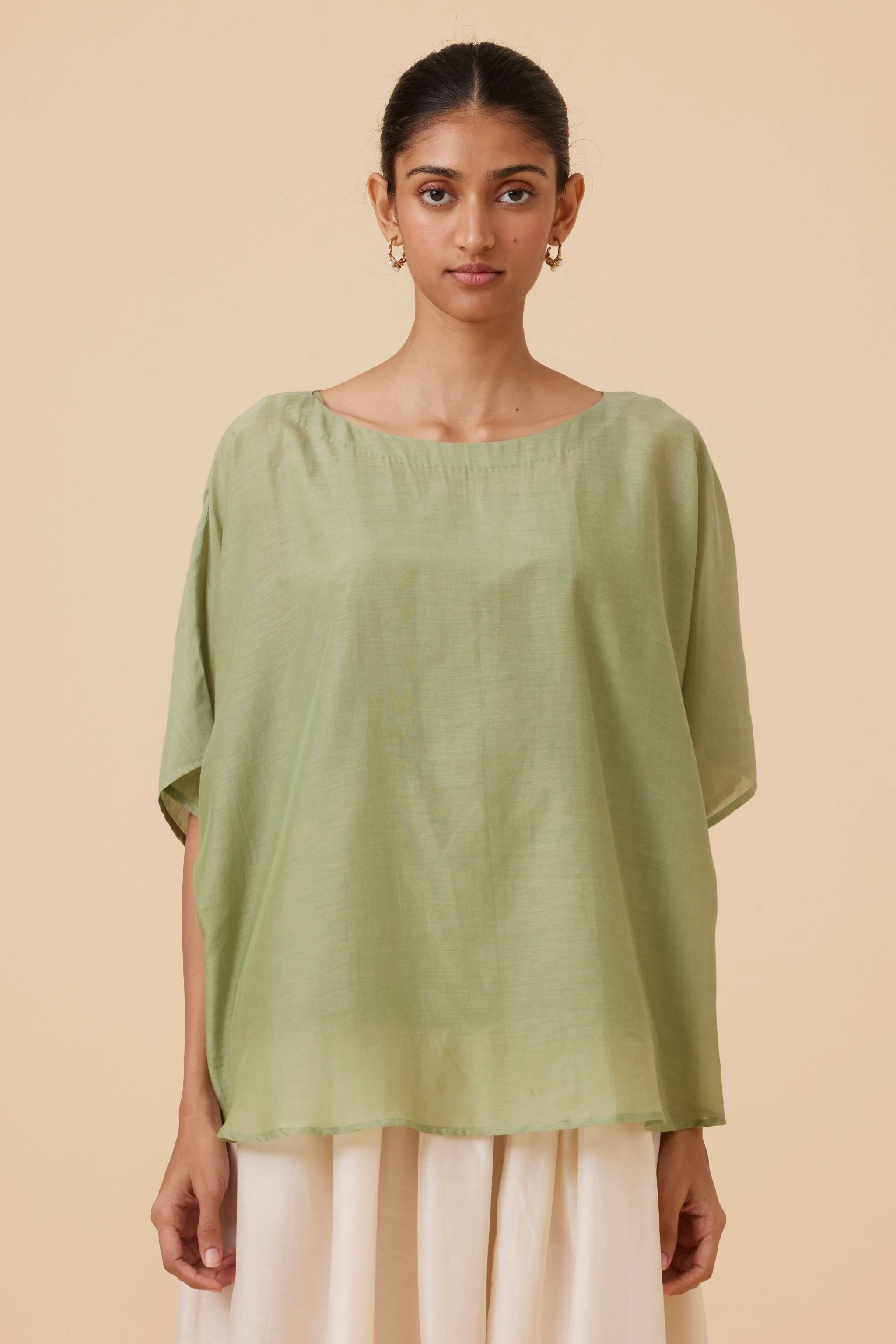 Kosh Green Cape Top - Image 3