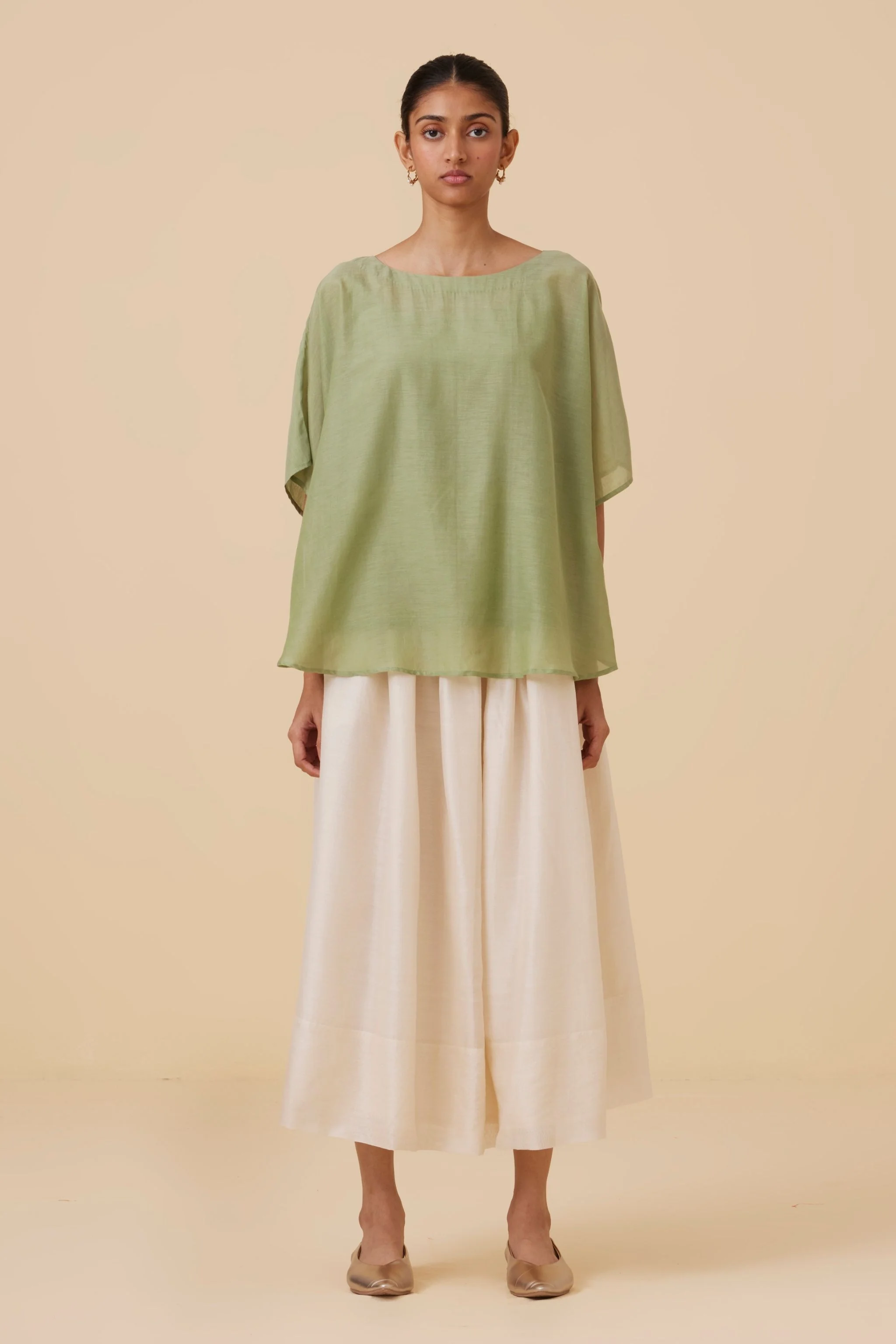 Kosh Green Cape Top - Image 5