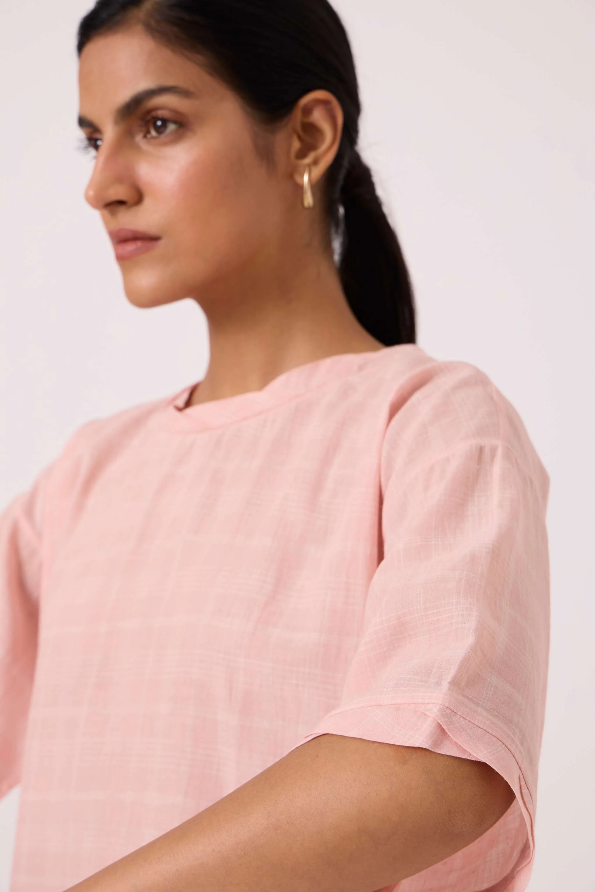 Laurie Pink Handwoven Top - Image 6