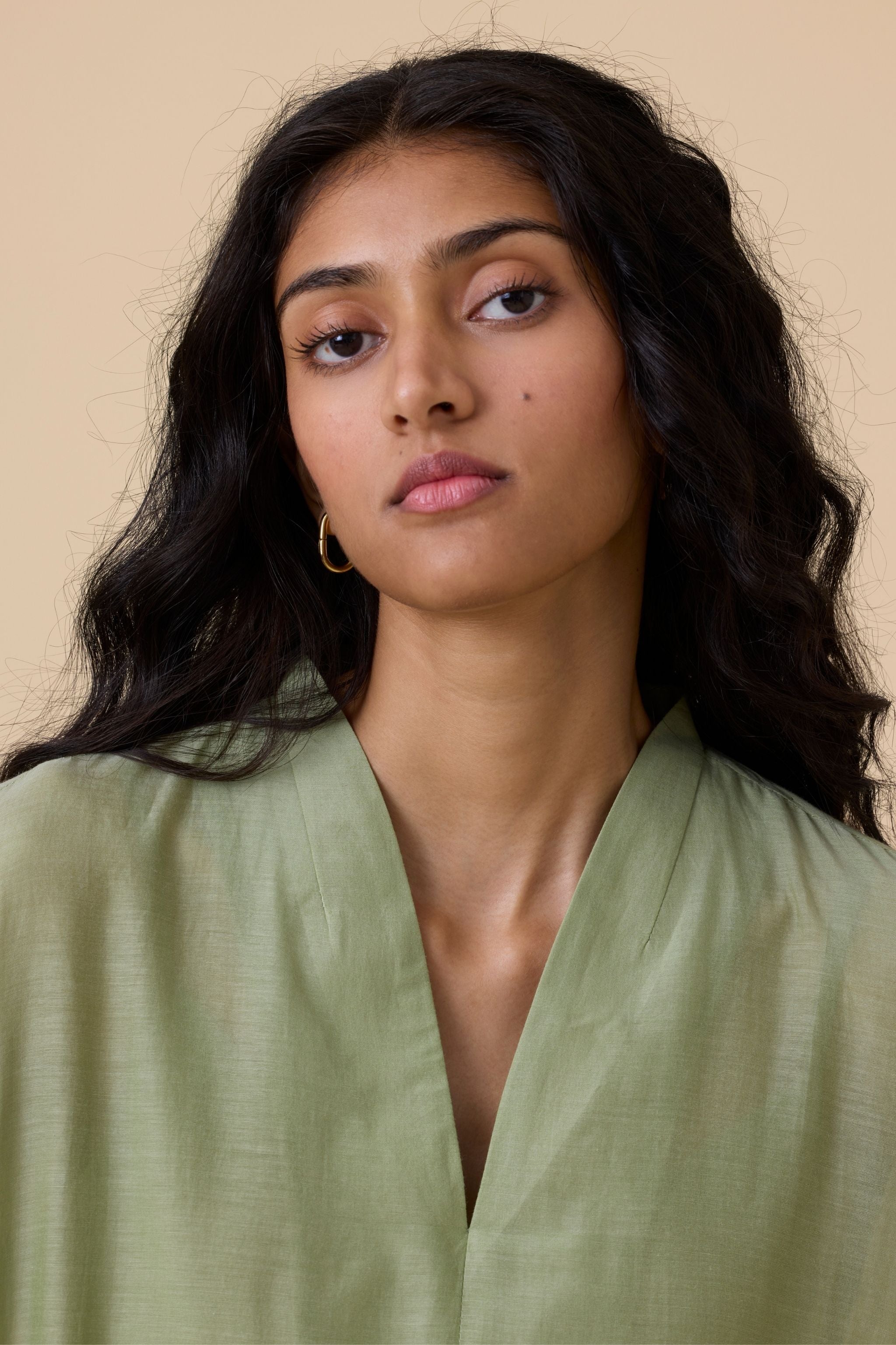 Meer Green Kaftan Dress - Image 5