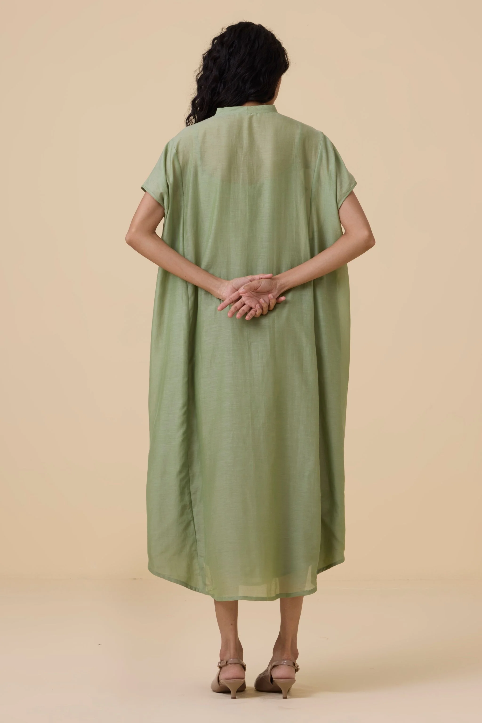 Meer Green Kaftan Dress - Image 8