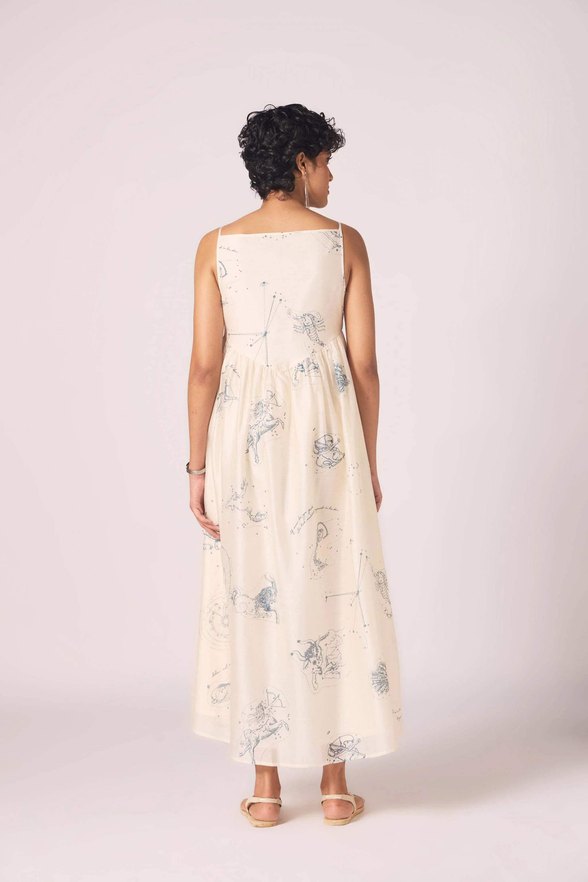 Mizar Zodiac Print Handwoven Dress - Image 14
