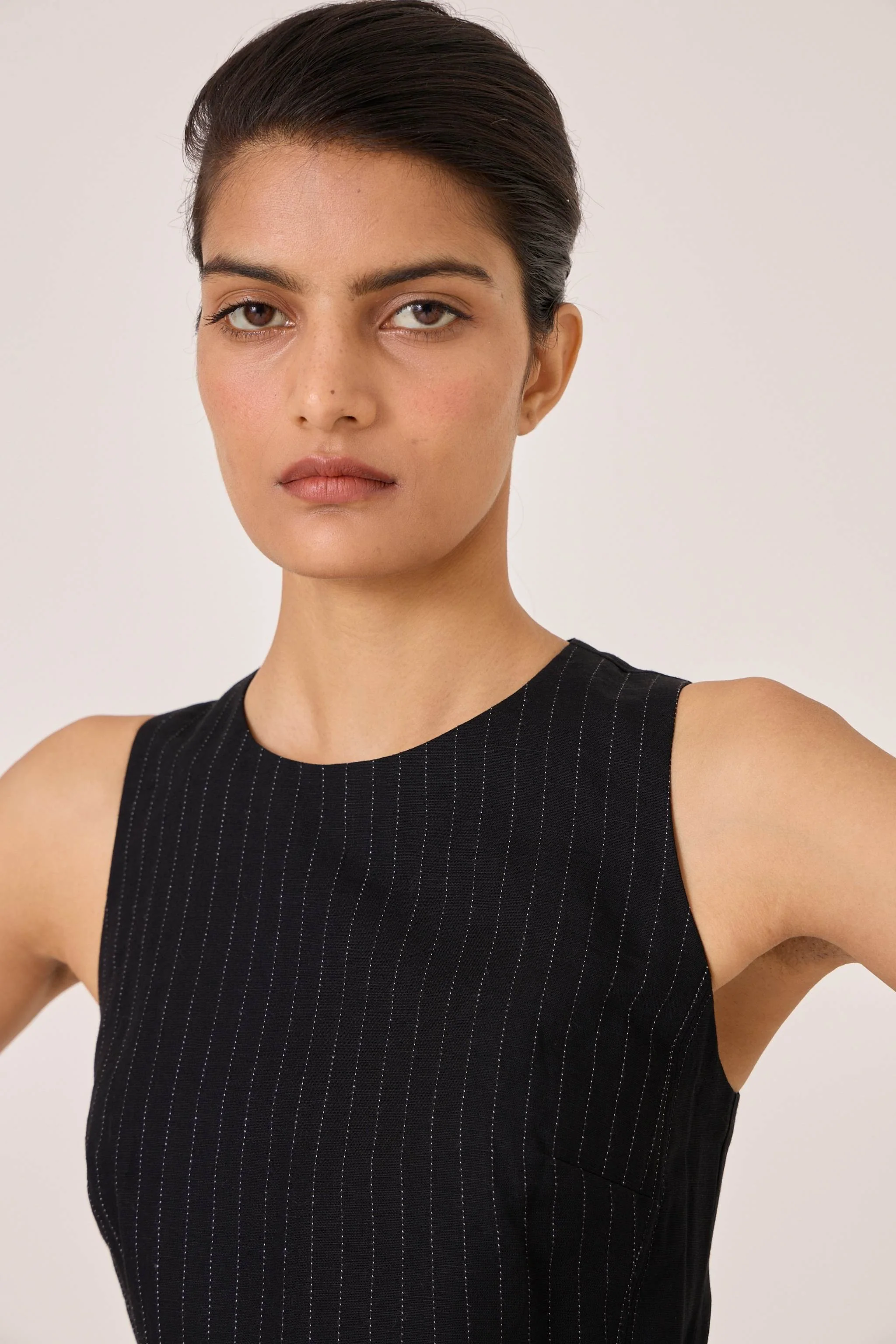 Nuwan Black Quilted Dress - Image 5