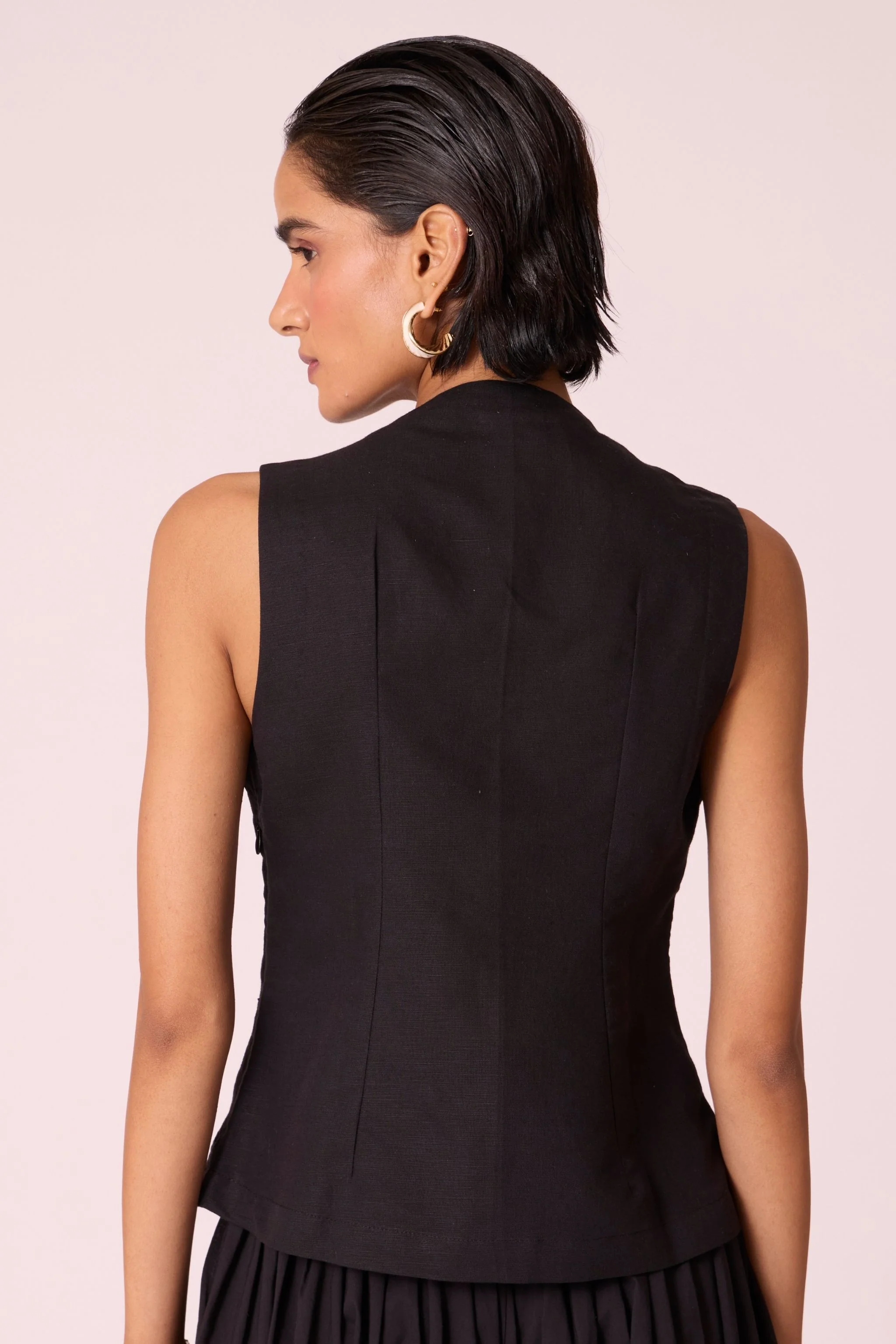 Ogon Black Embroidered Top - Image 9