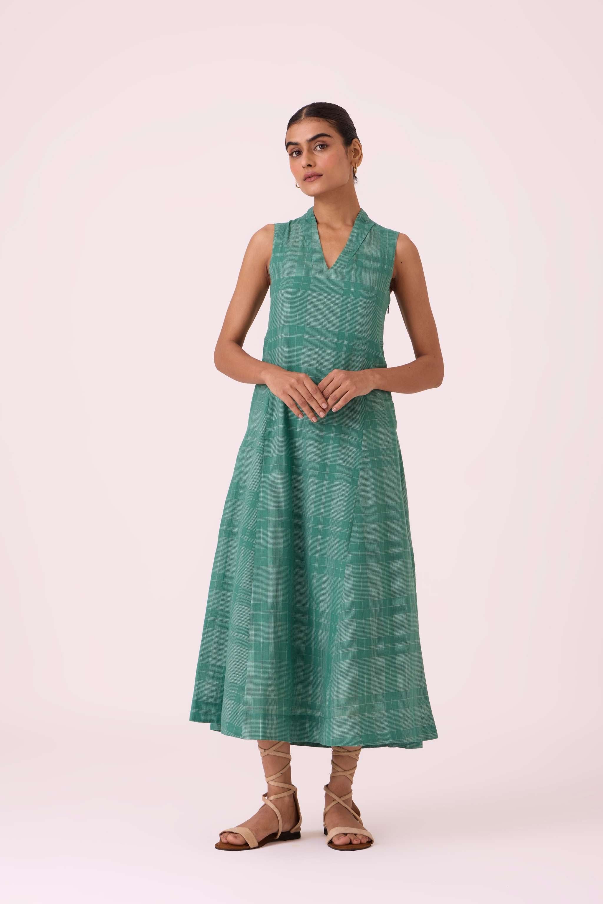 Orwell Green Handwoven Dress - Image 10