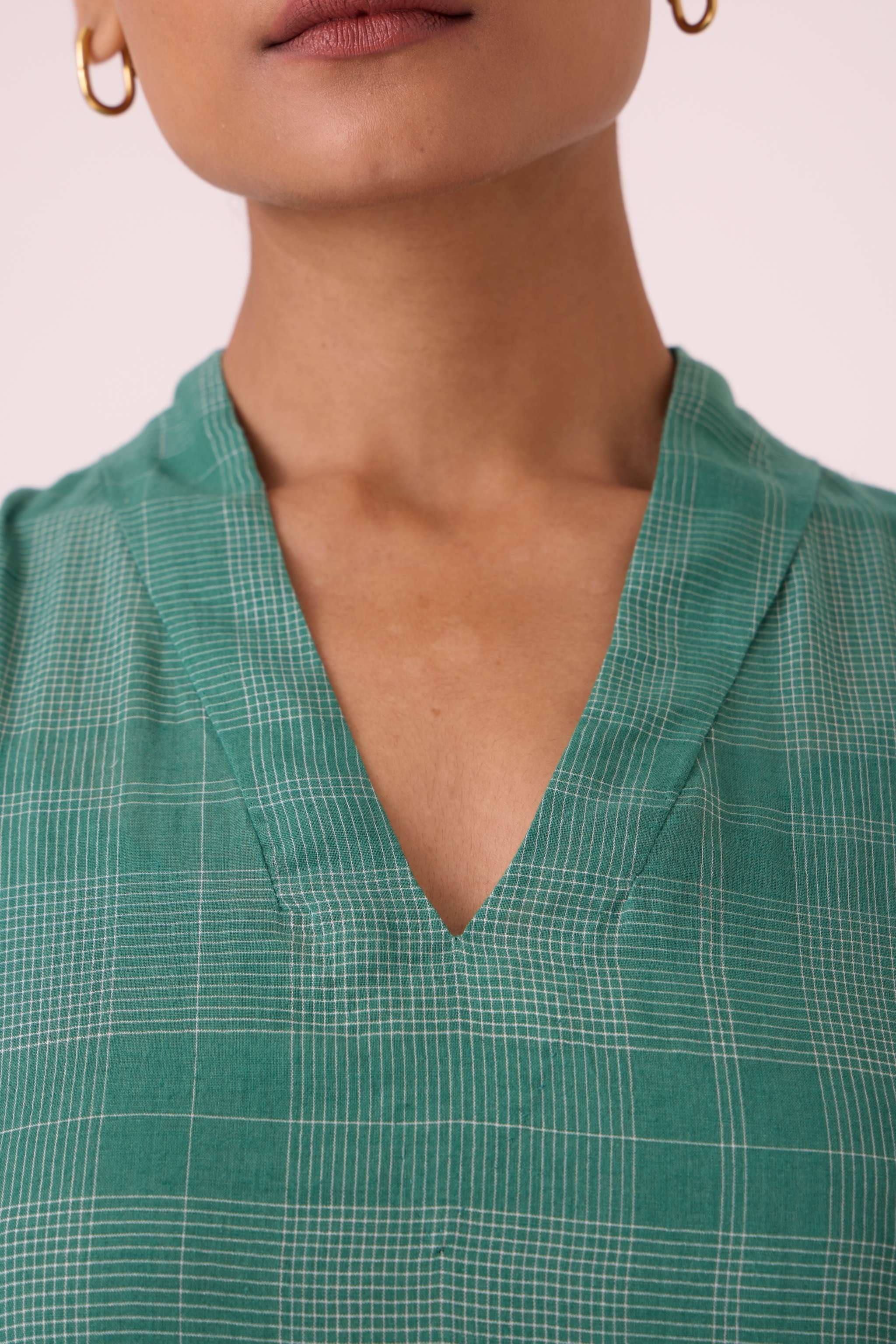 Orwell Green Handwoven Dress - Image 4