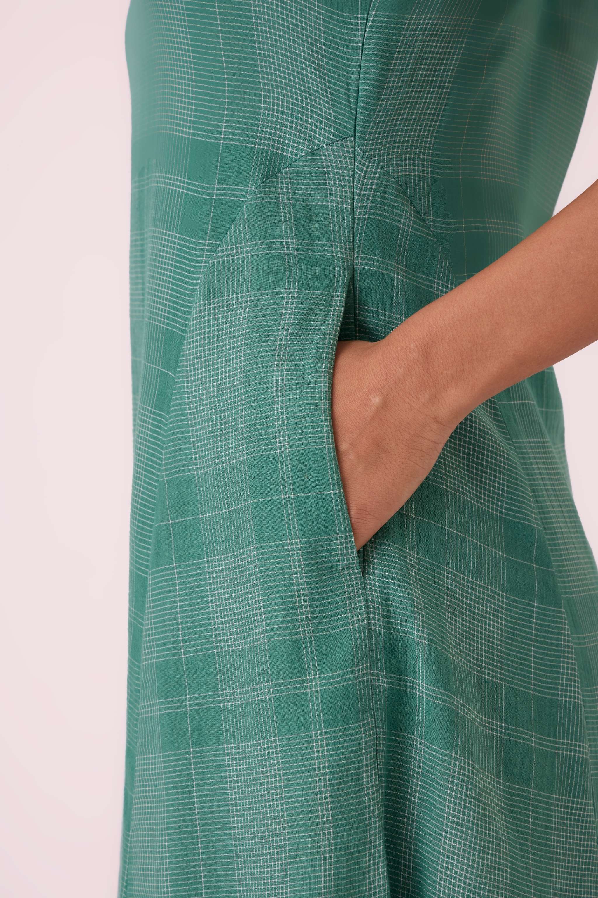 Orwell Green Handwoven Dress - Image 7