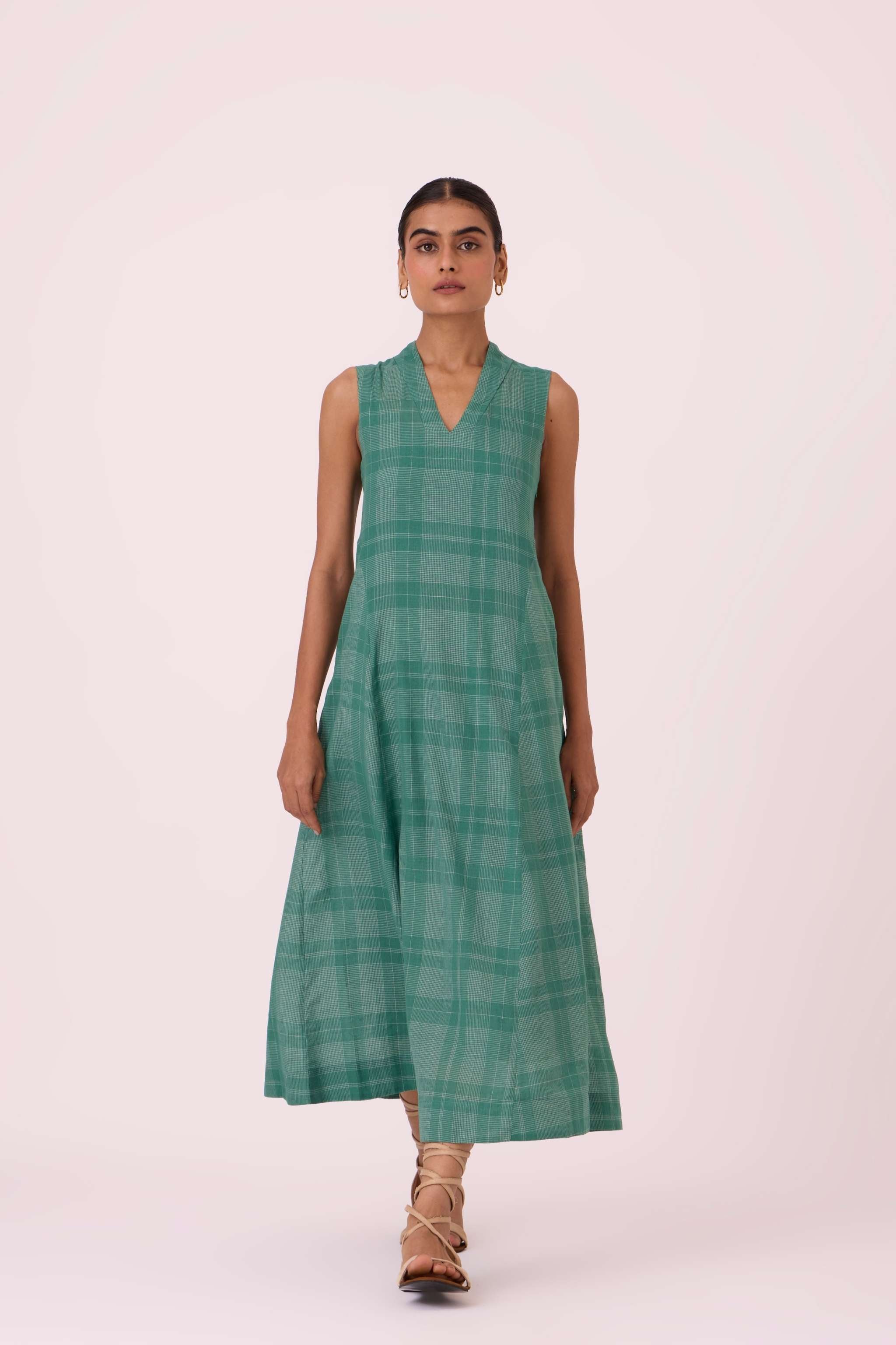 Orwell Green Handwoven Dress - Image 8