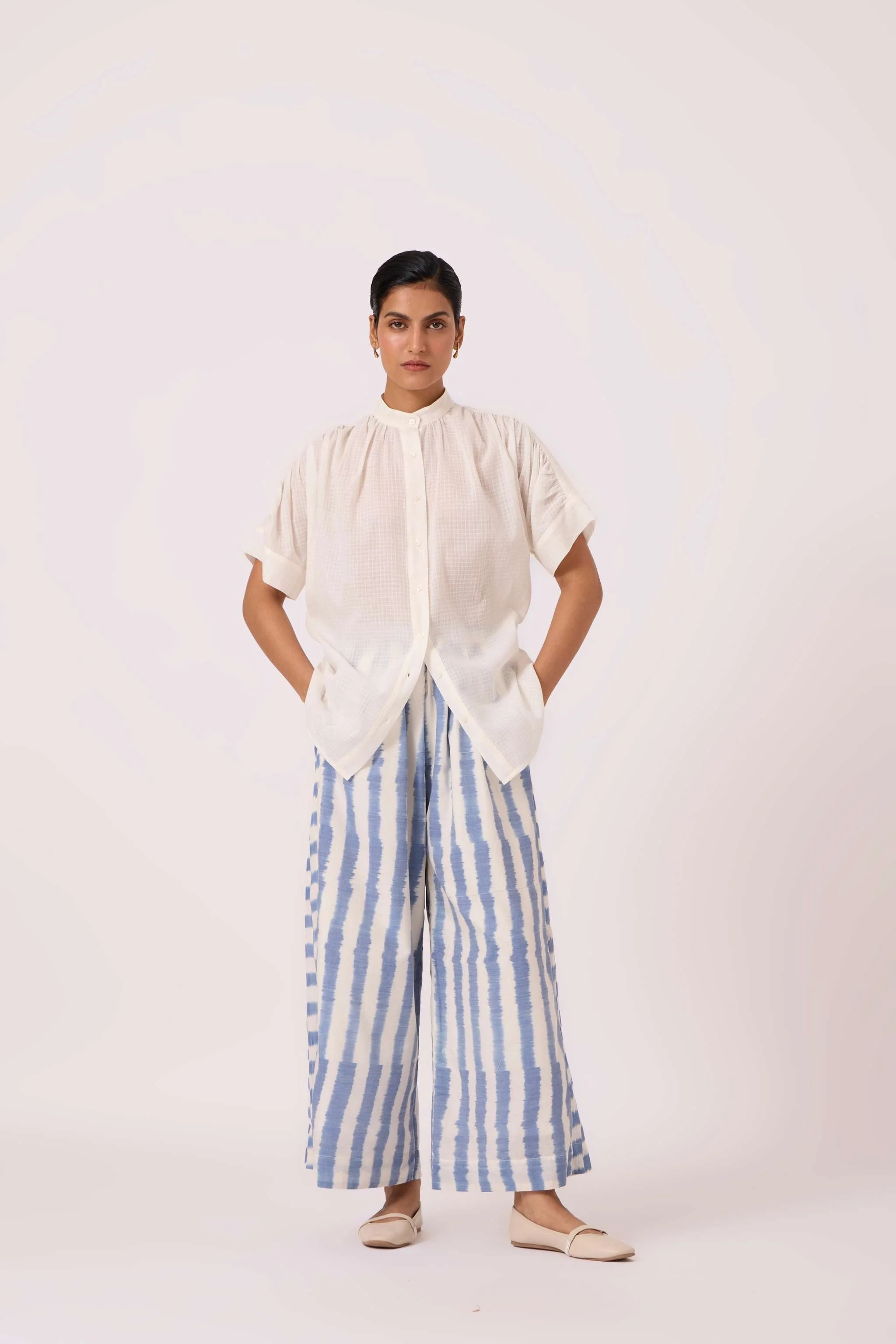 Patt White Handwoven Top - Image 6
