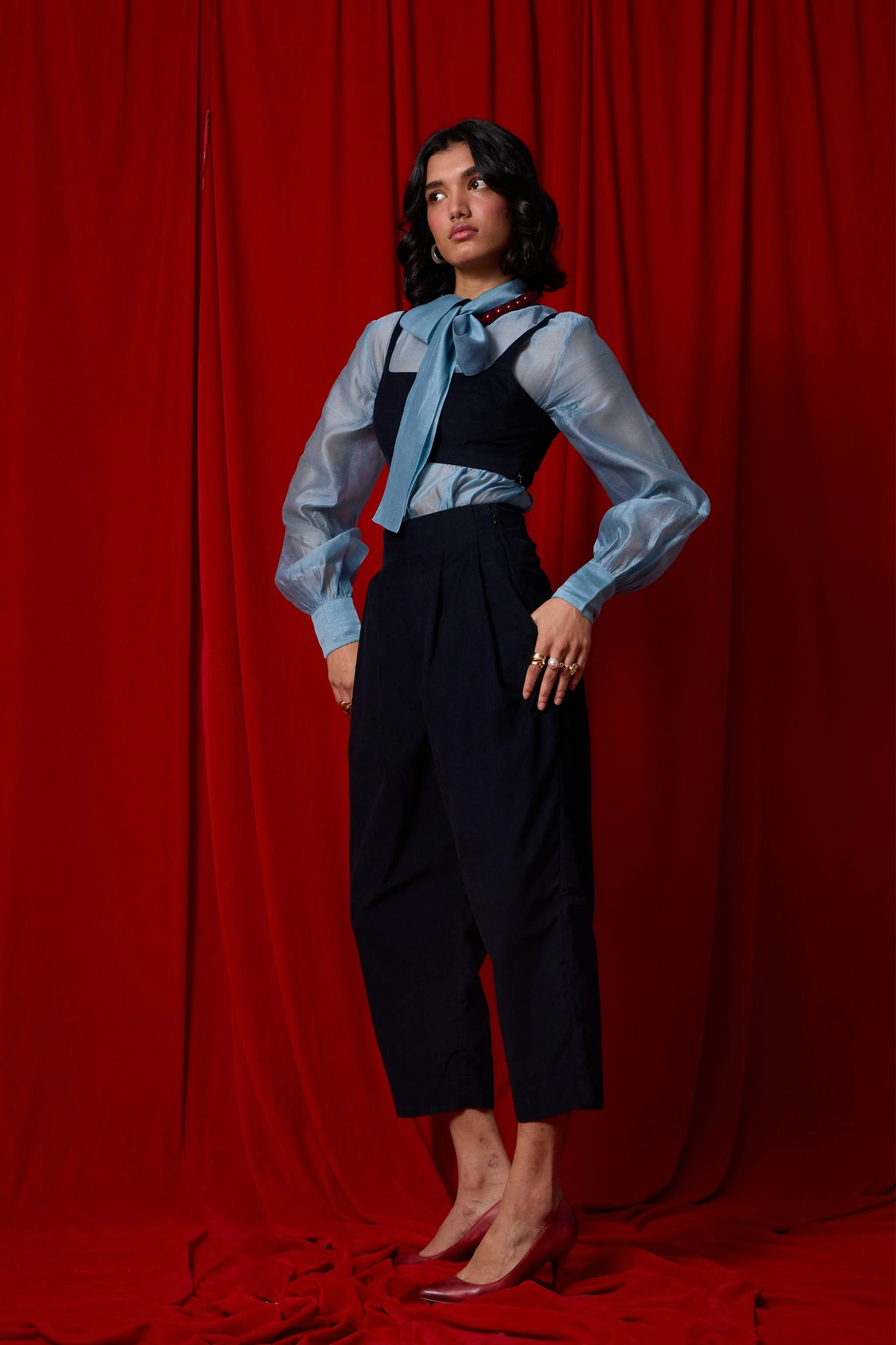 Pavel Blue Handwoven Shirt - Image 9