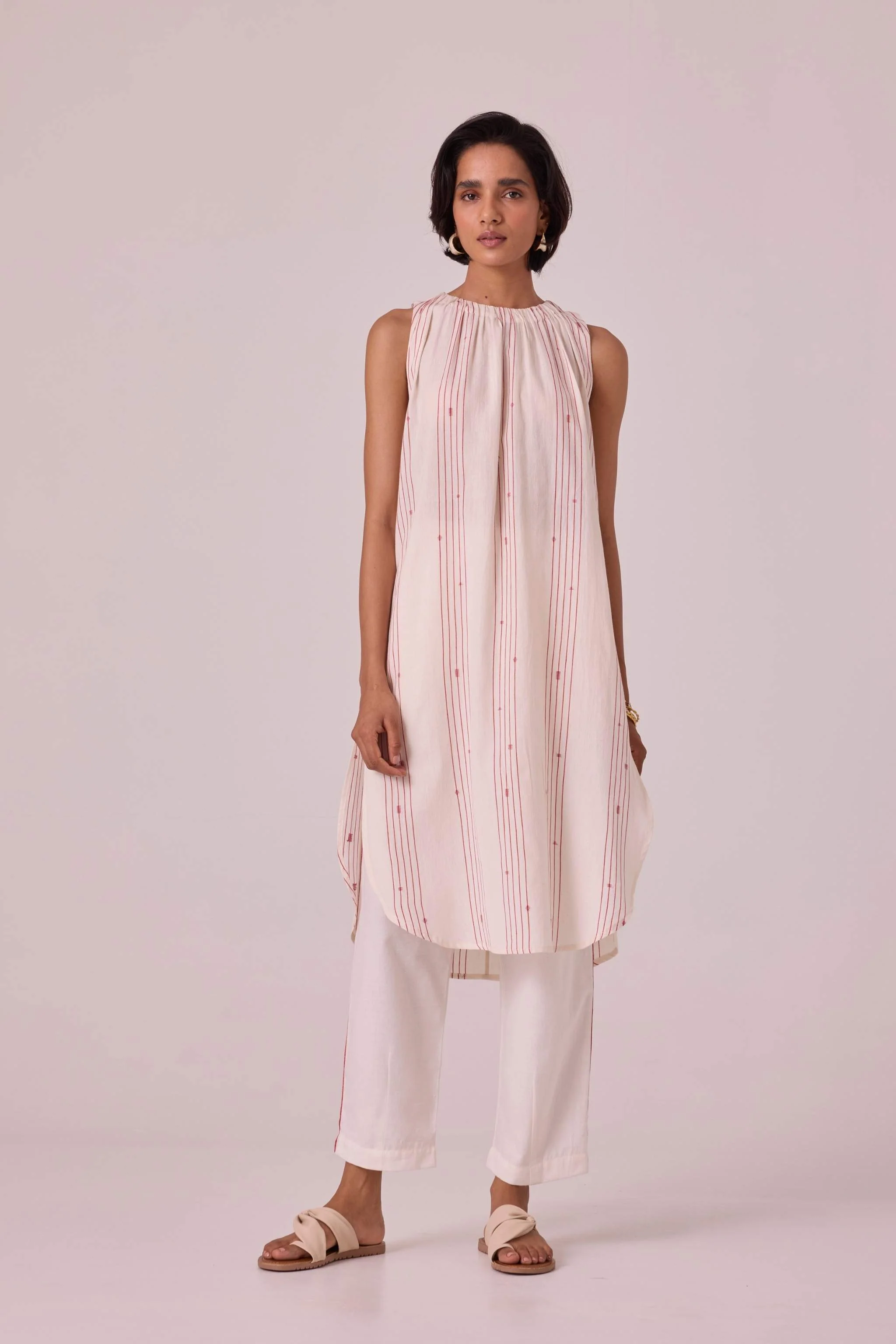 Ratan Off White Handwoven Pant - Image 6