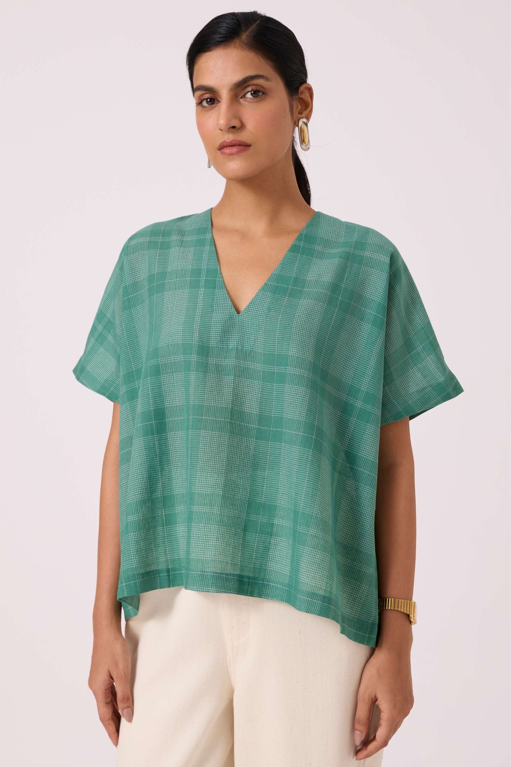 Rue Green Handwoven Top - Image 7