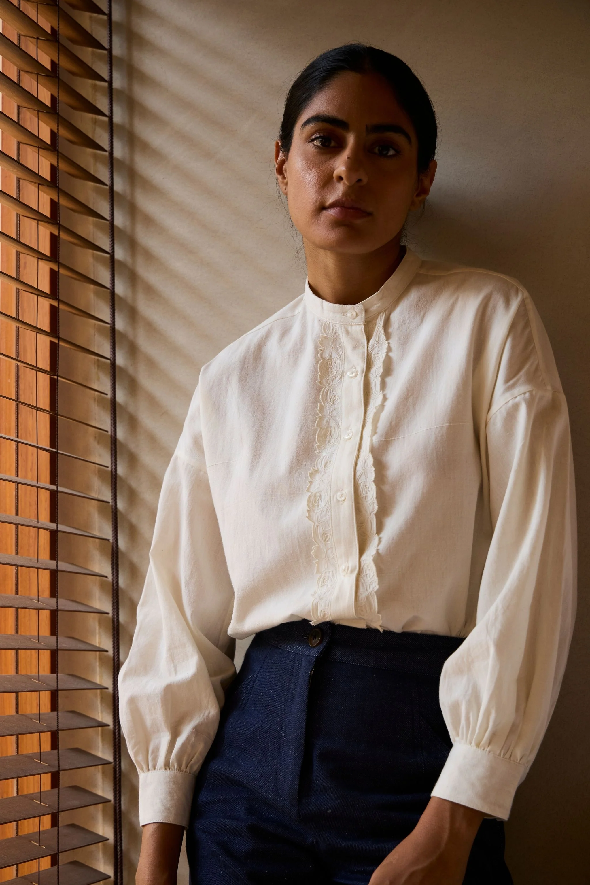 Ryuk Handwoven Embroidered Shirt - Image 10
