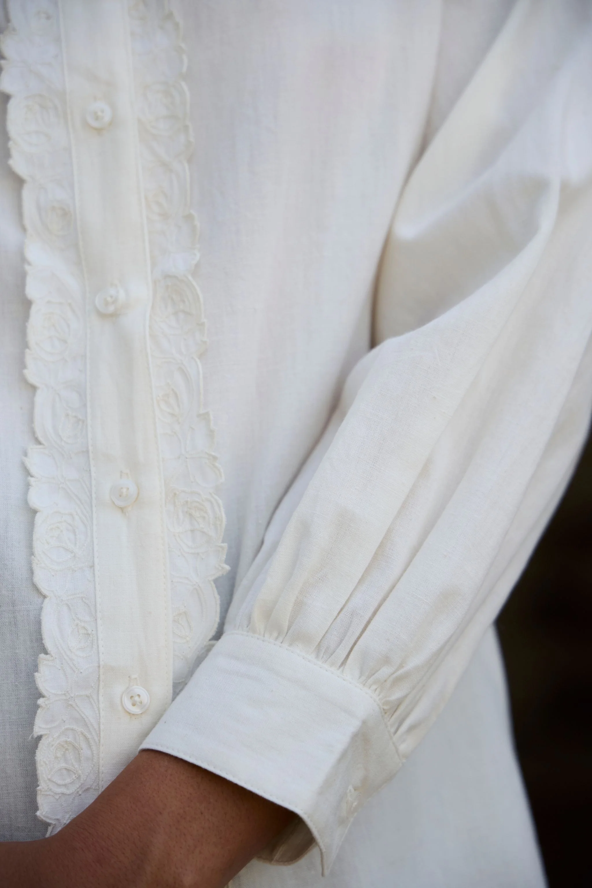 Ryuk Handwoven Embroidered Shirt - Image 5