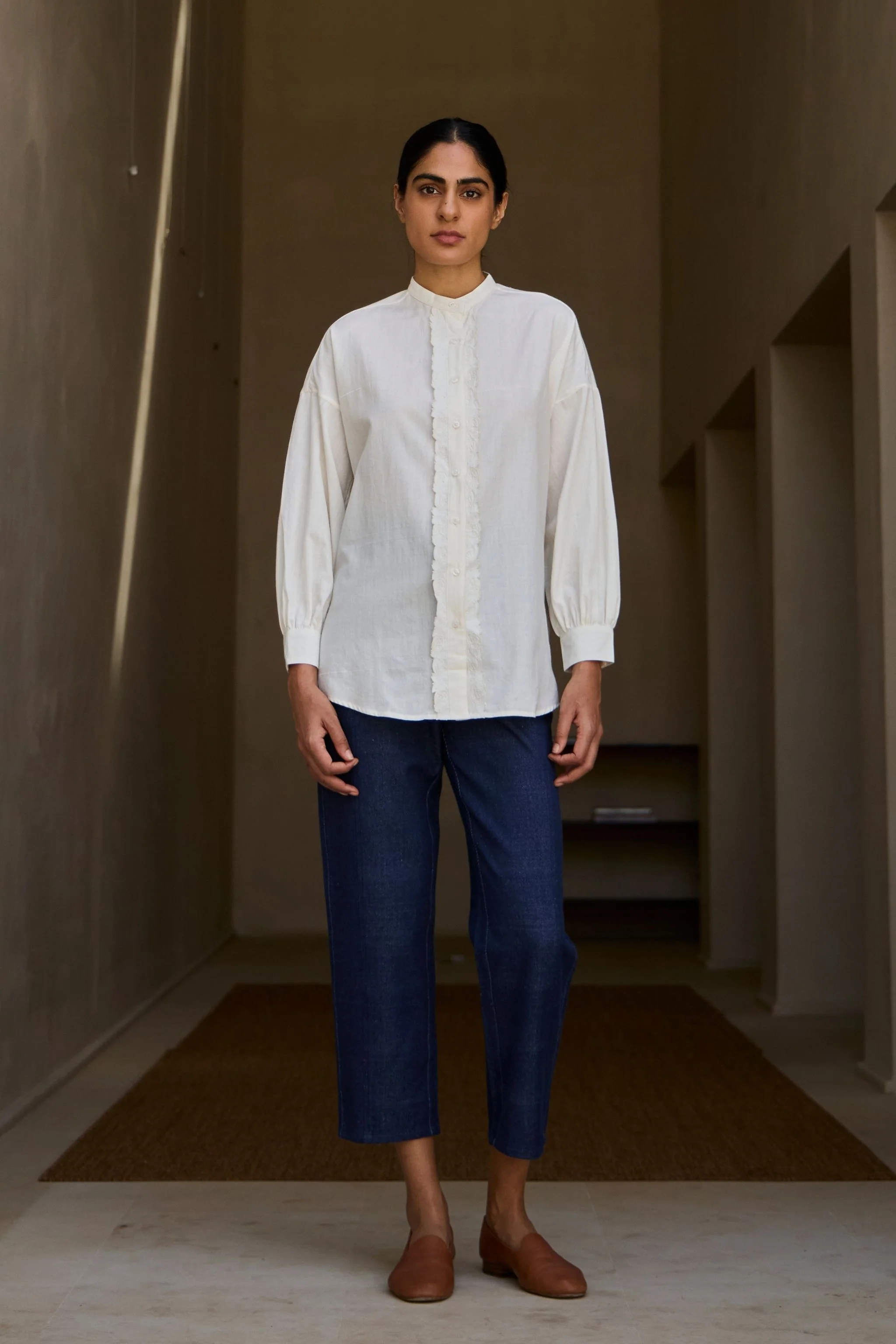 Ryuk Handwoven Embroidered Shirt - Image 7