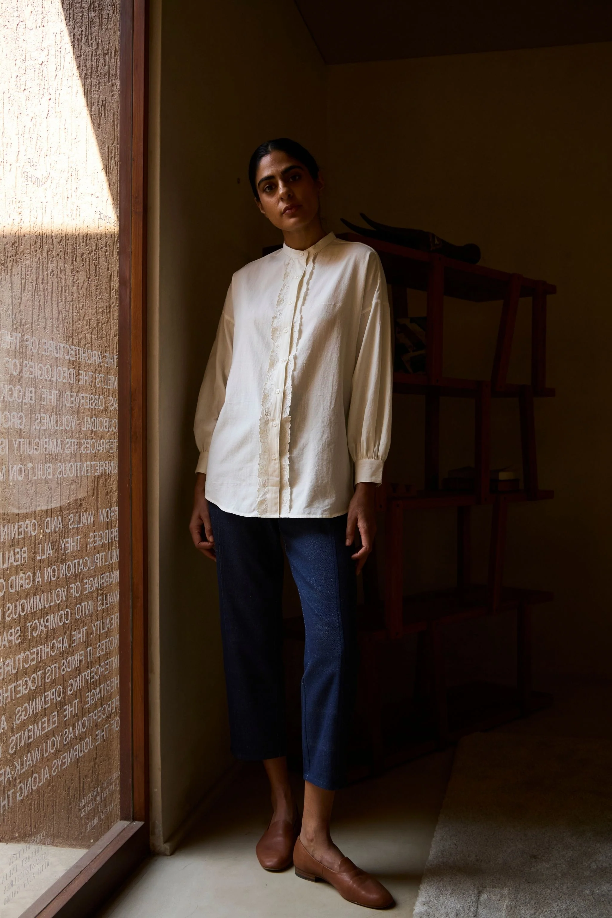 Ryuk Handwoven Embroidered Shirt - Image 8