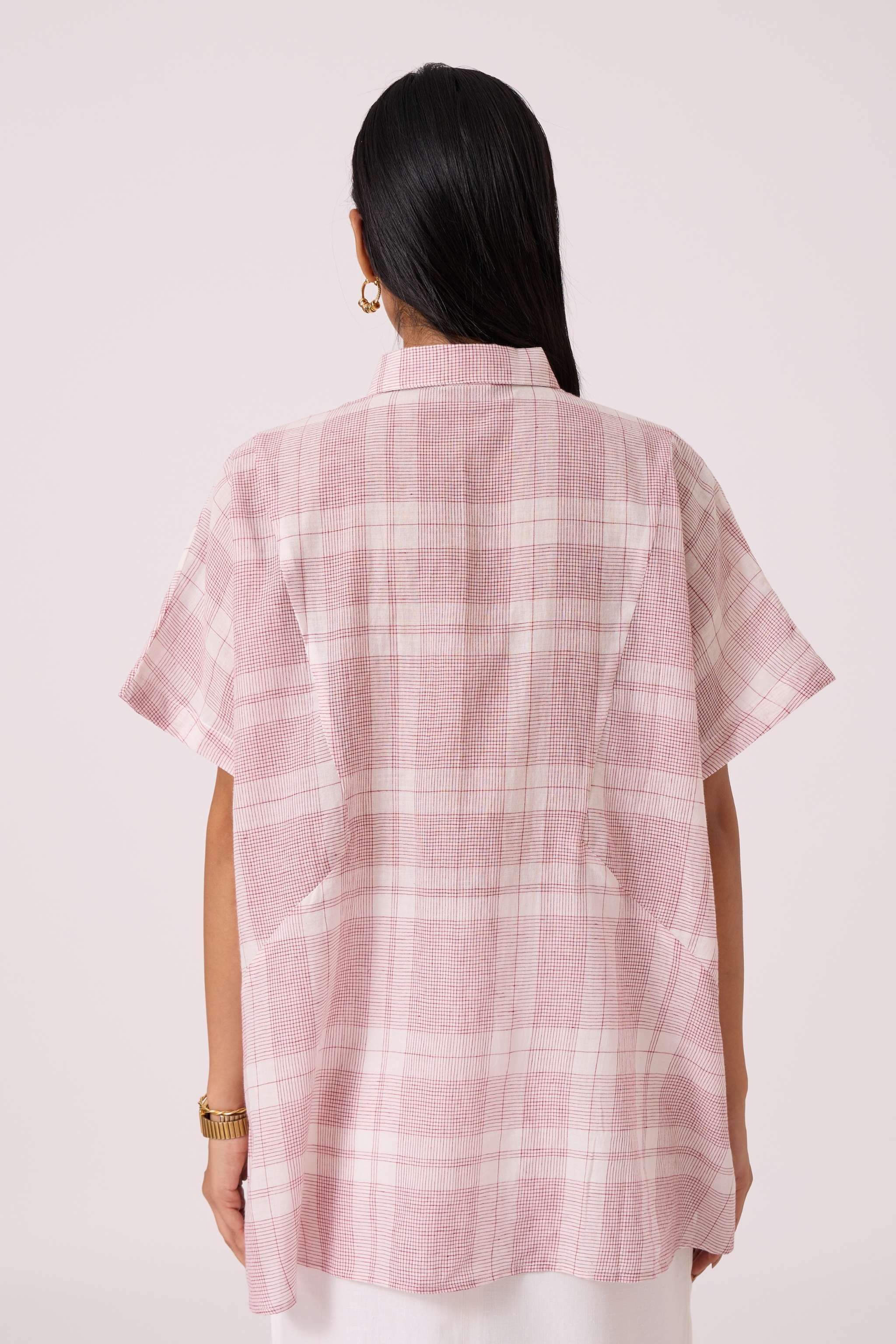 Sibyl Checkered Handwoven Shirt - Image 13
