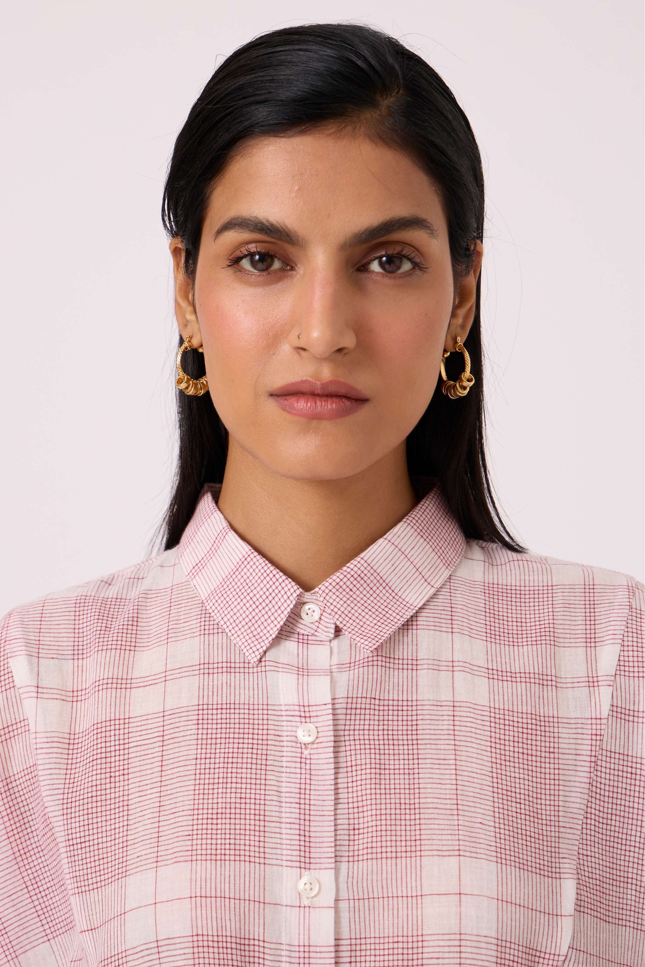 Sibyl Checkered Handwoven Shirt - Image 4