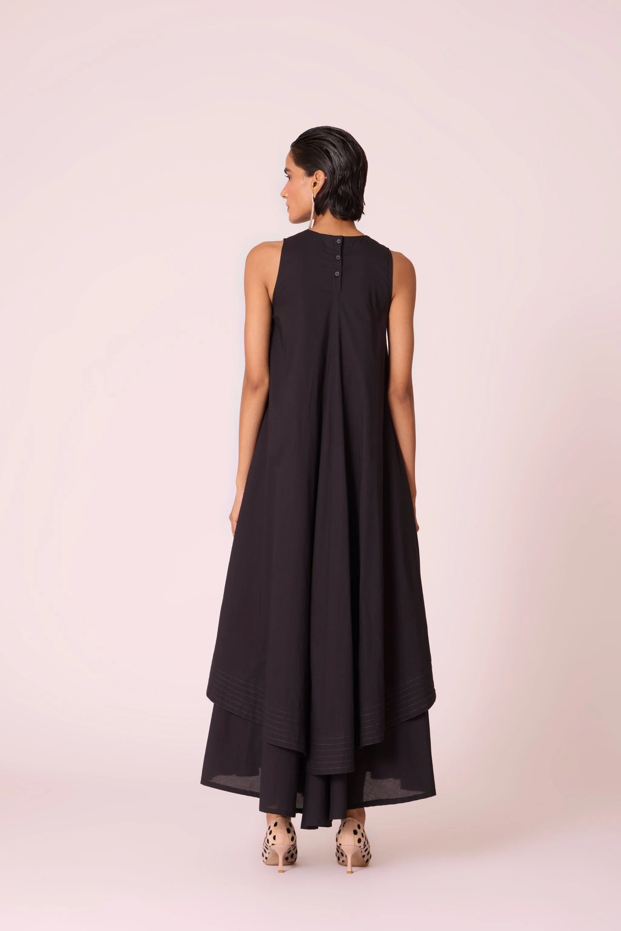 Sila Black Maxi Dress - Image 11