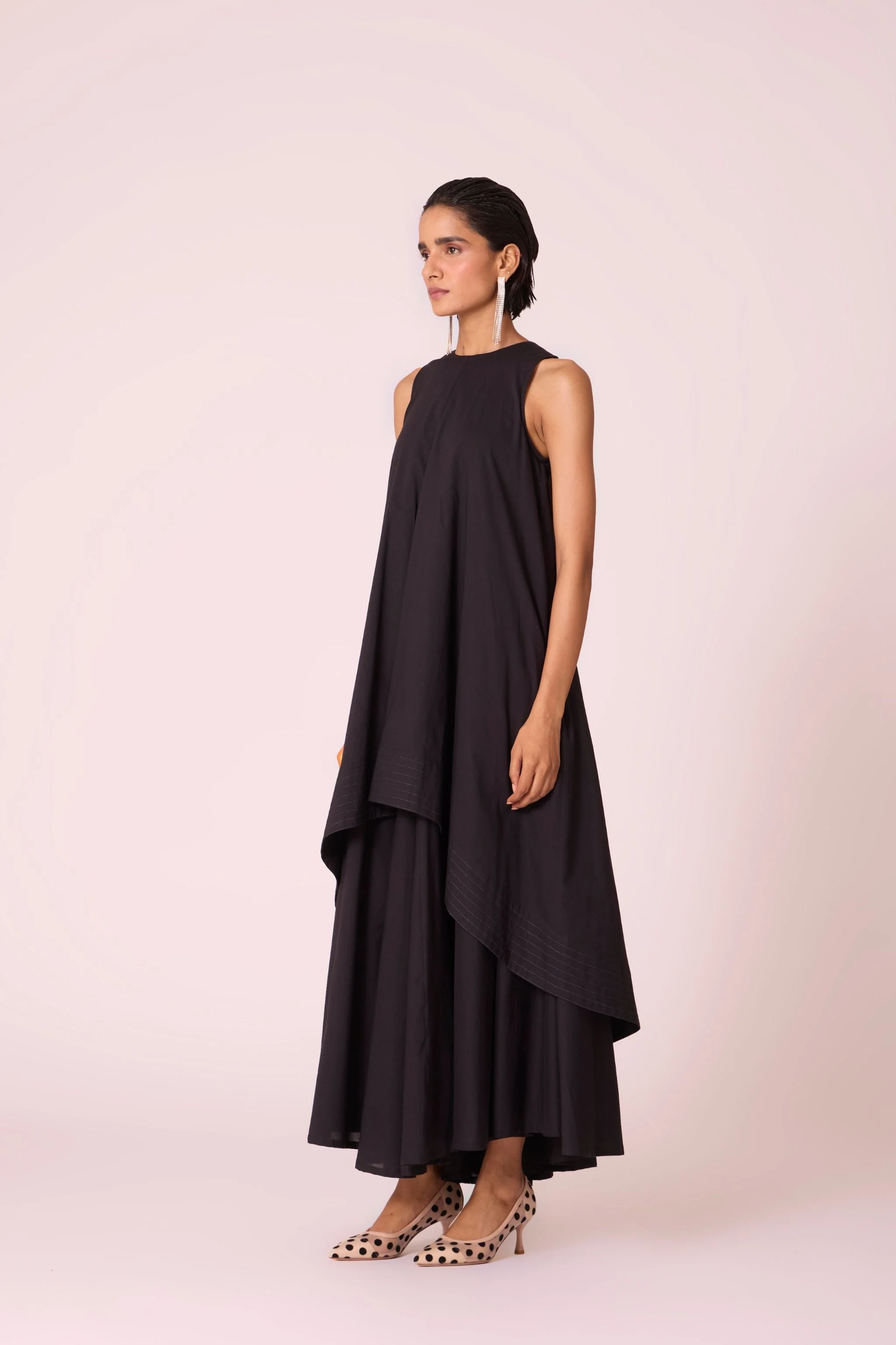 Sila Black Maxi Dress - Image 2