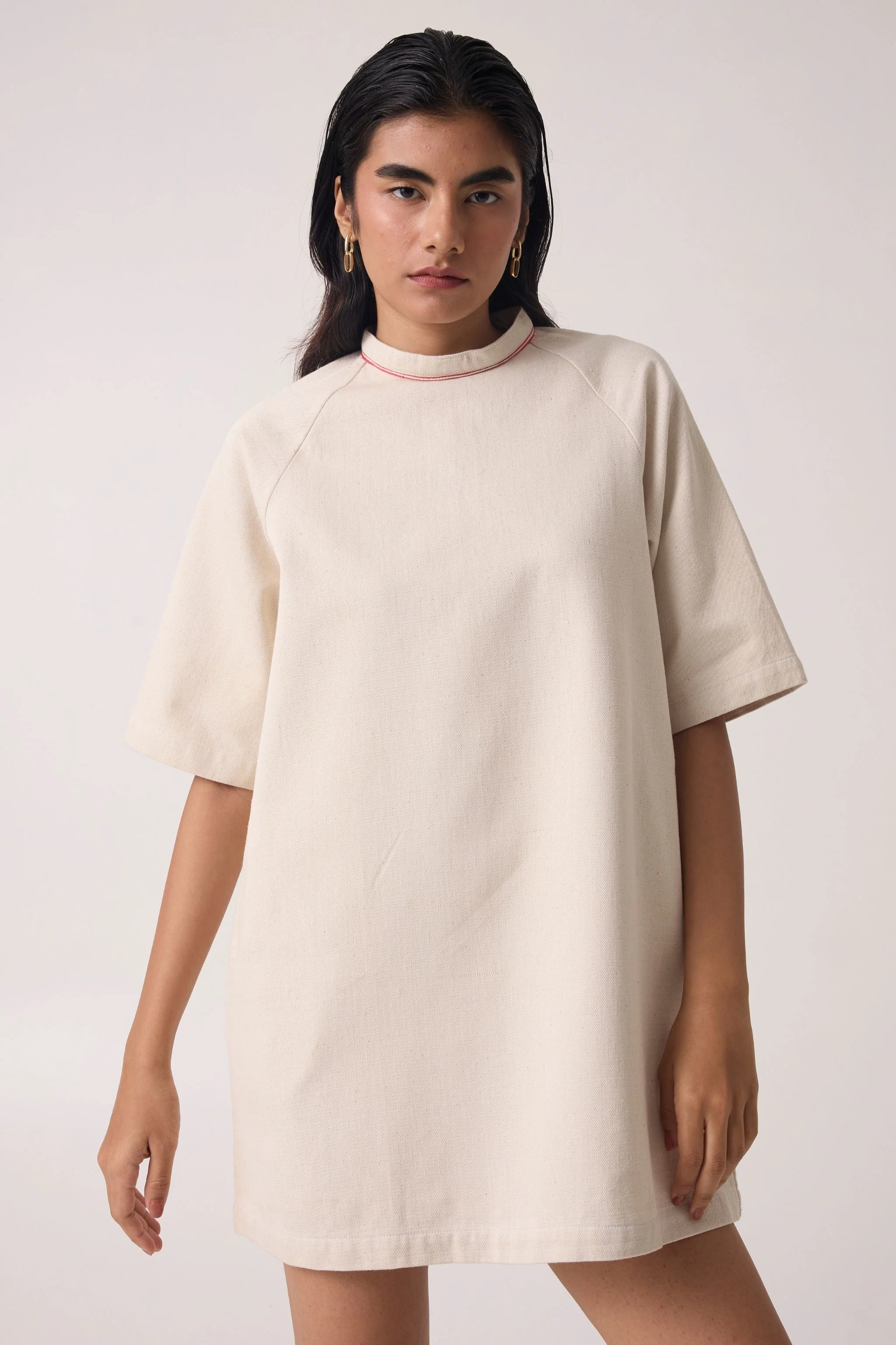Soichi Off White Handwoven Dress - Image 5