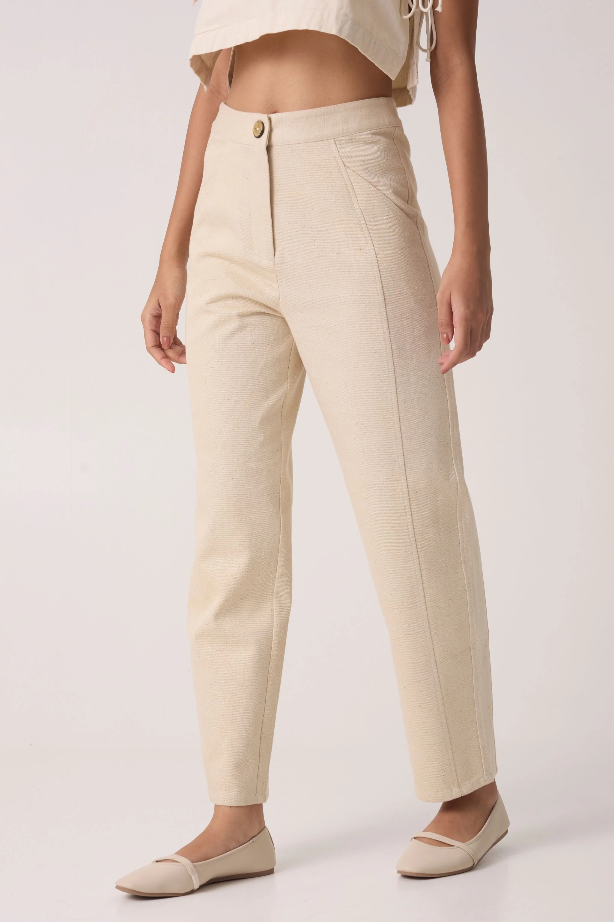 Sunisa Off White Denim Pants - Image 3