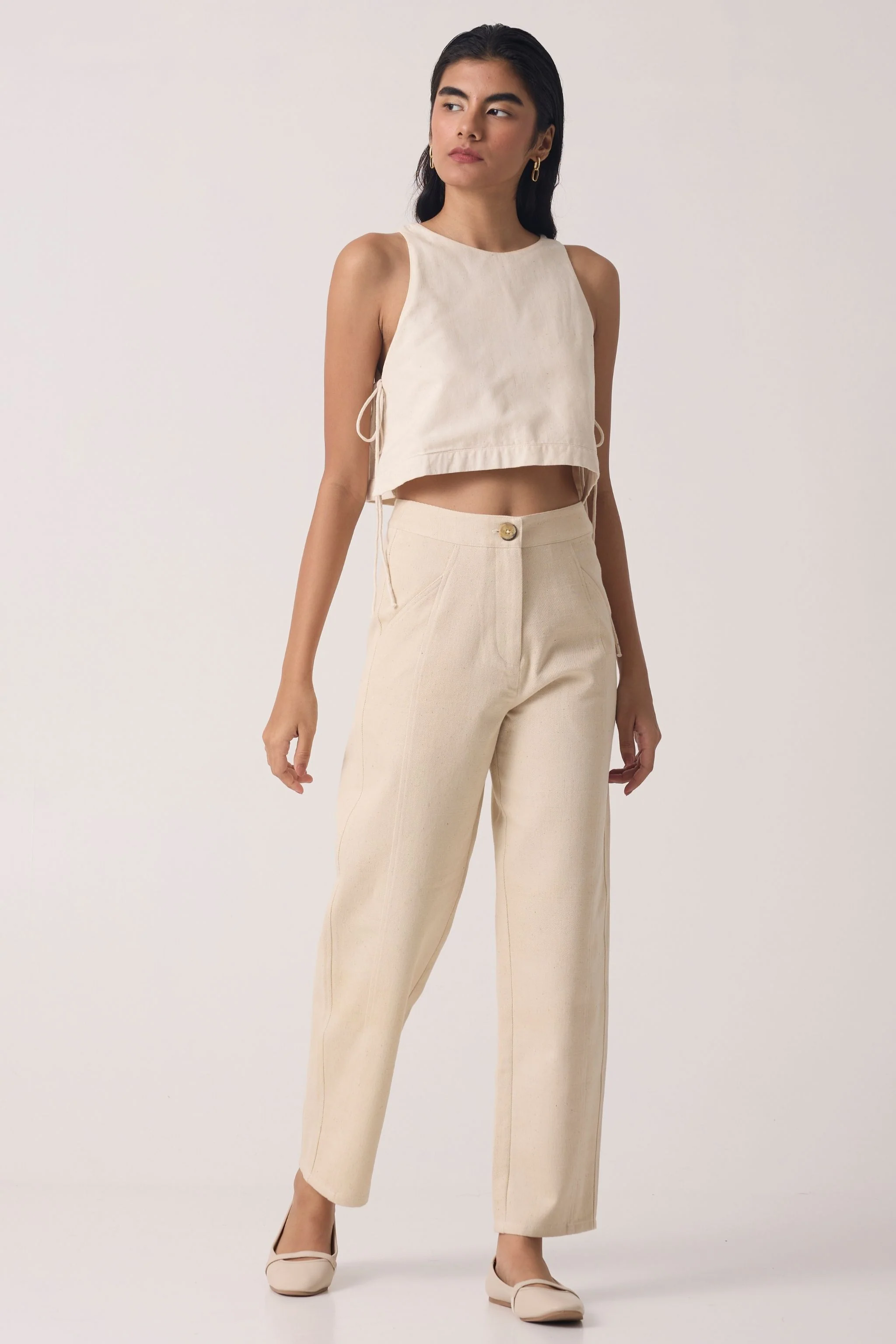 Sunisa Off White Denim Pants - Image 7